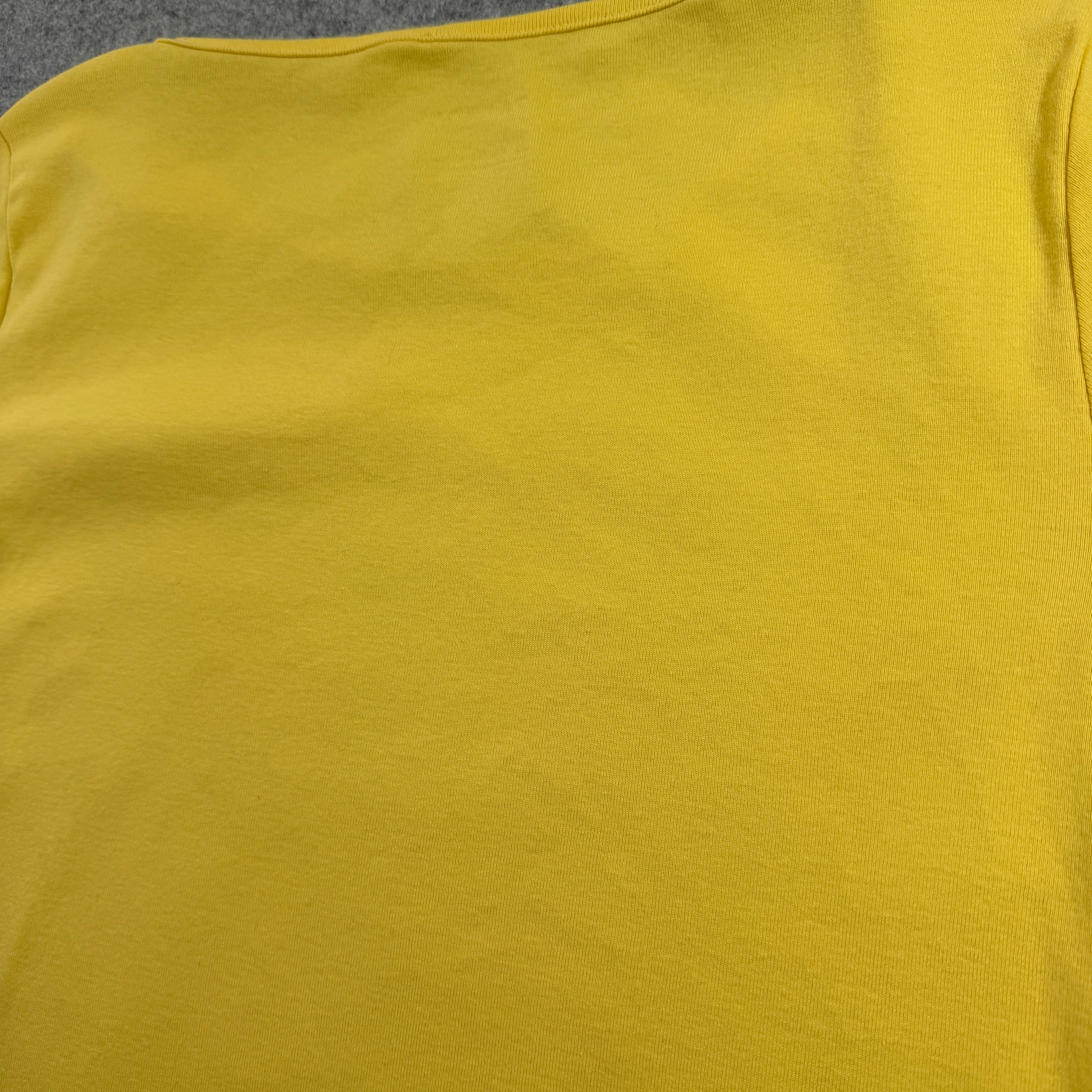 Talbots Top Womens M Yellow Boat Neck 3/4 Sleeve Cotton Lightweight Classic thumbnail 9