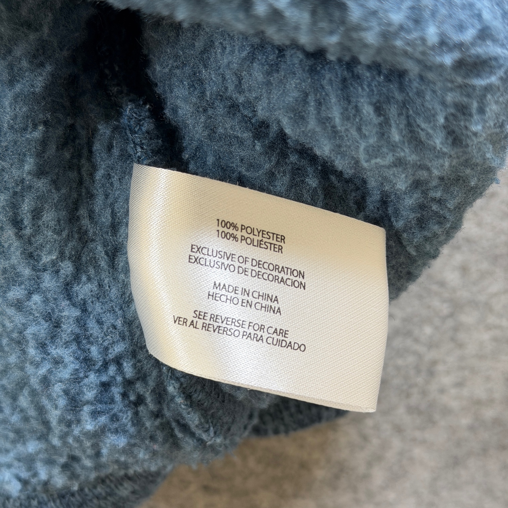 Eddie Bauer Sweater Fleece Pullover Men XL Blue Heather Quarter Zip Outdoor Warm thumbnail 12