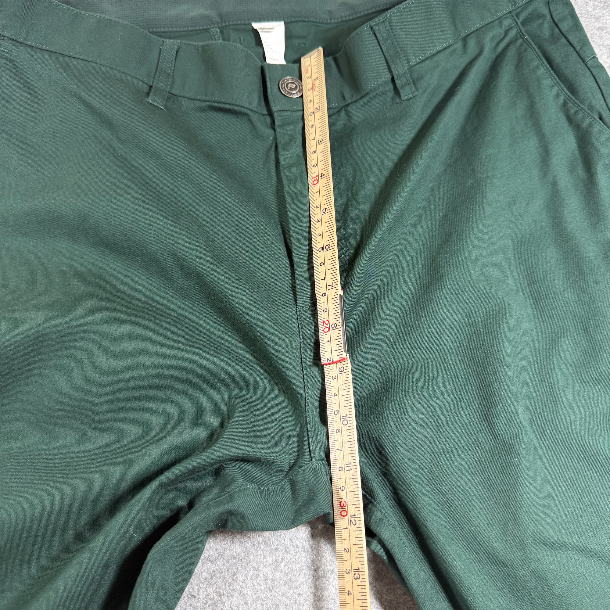 Fabletics Chino Pants Mens 36x32 Dark Green Slim Tapered Flat Front Stretch thumbnail 10