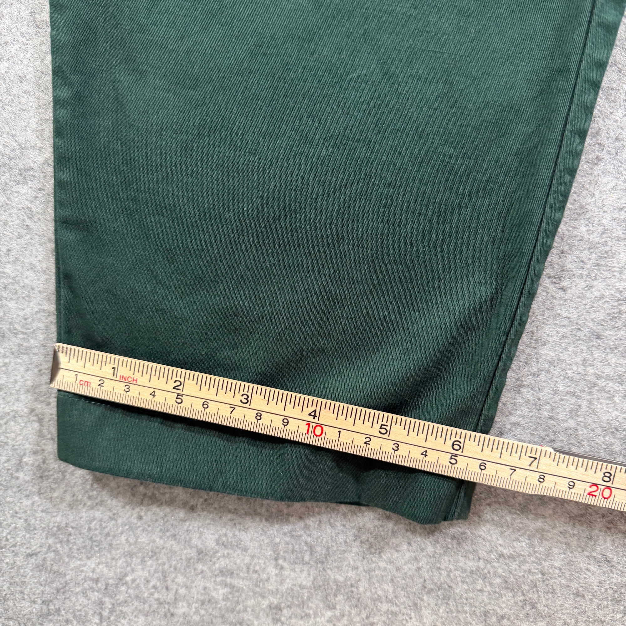 Fabletics Chino Pants Mens 36x32 Dark Green Slim Tapered Flat Front Stretch thumbnail 11