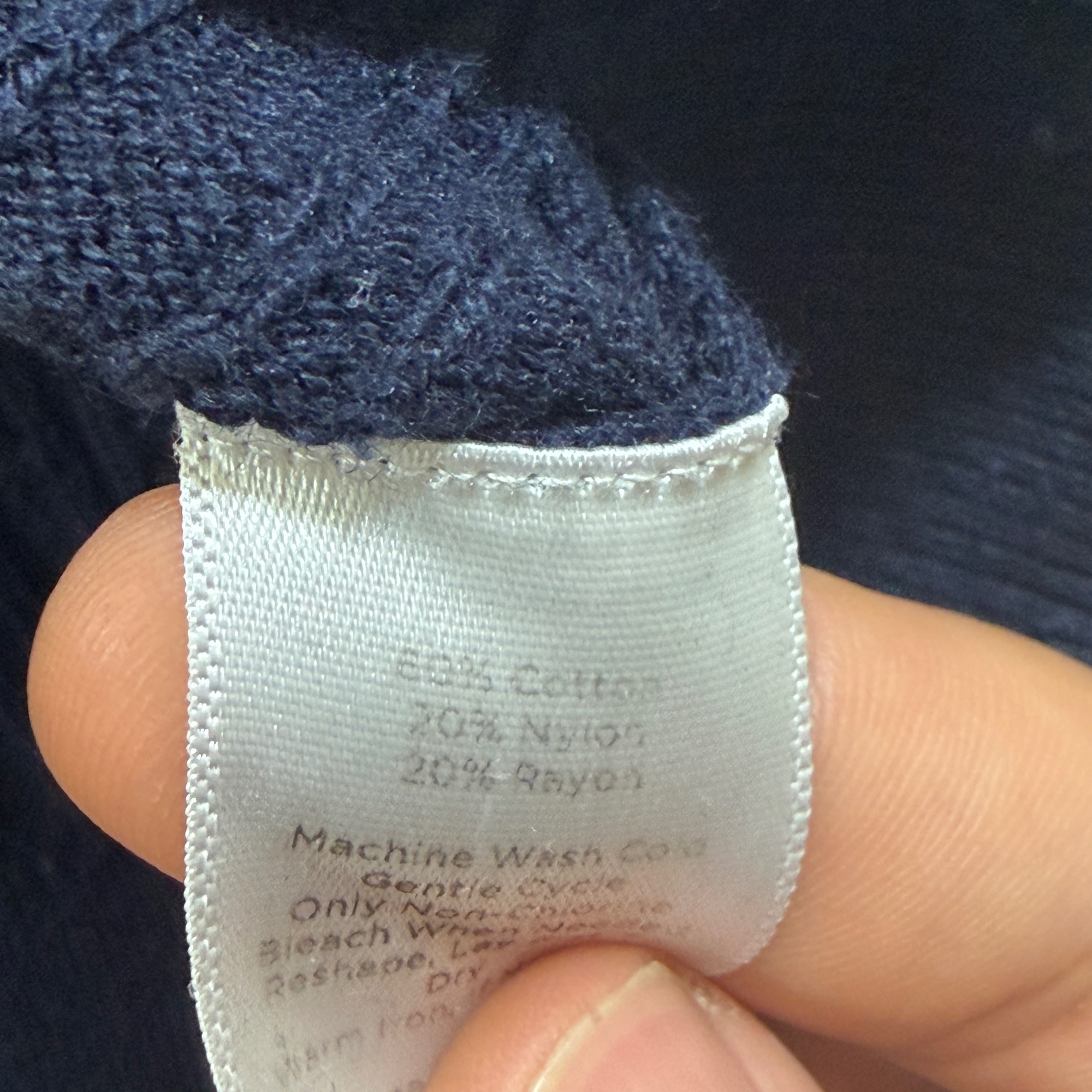 Talbots Turtleneck Sweater Womens L Navy Cable Knit Cotton Ribbed Cuffs Pretty thumbnail 9