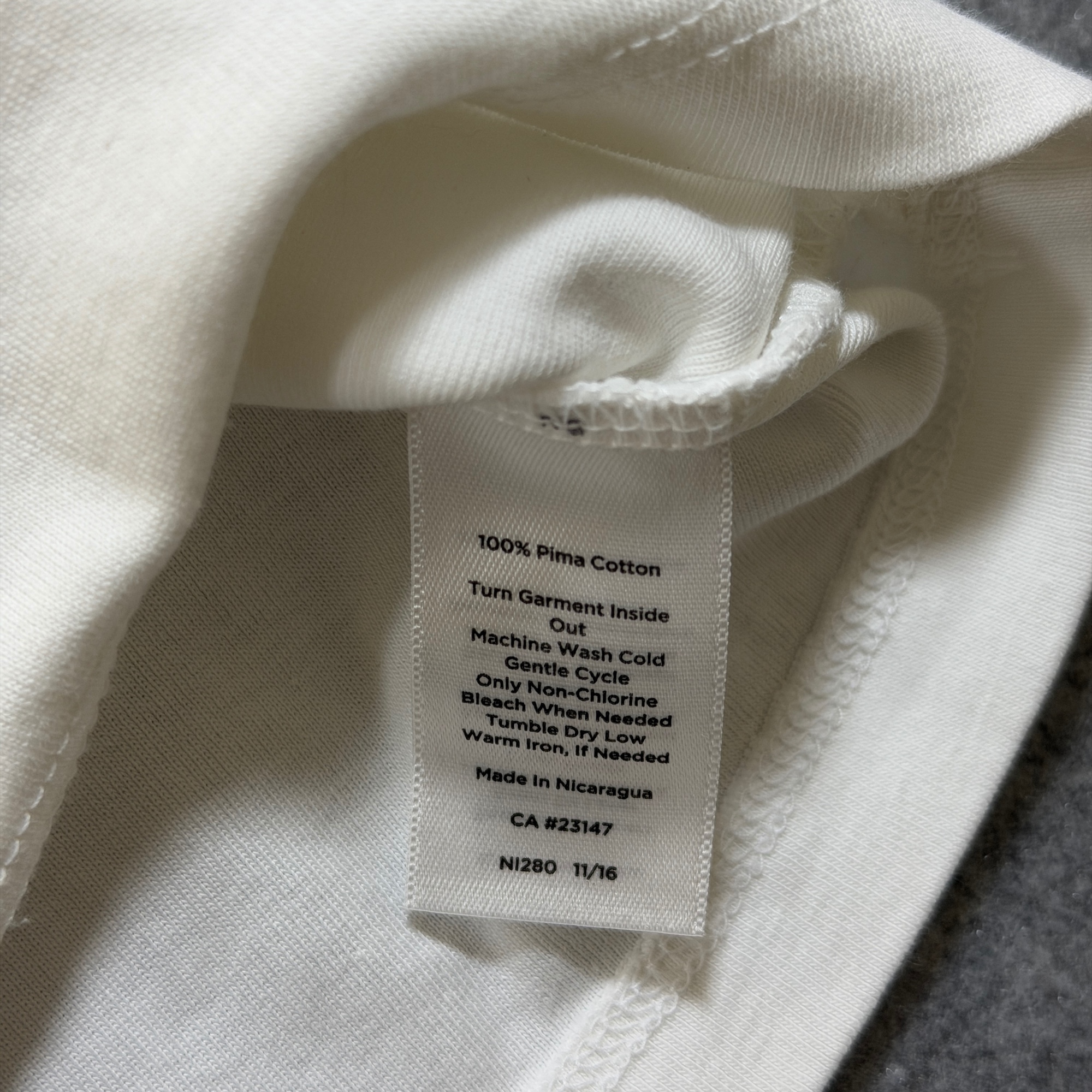 Talbots Tee Womens 3X White Scoop Neck Short Sleeve Pima Cotton Relaxed Fit thumbnail 9