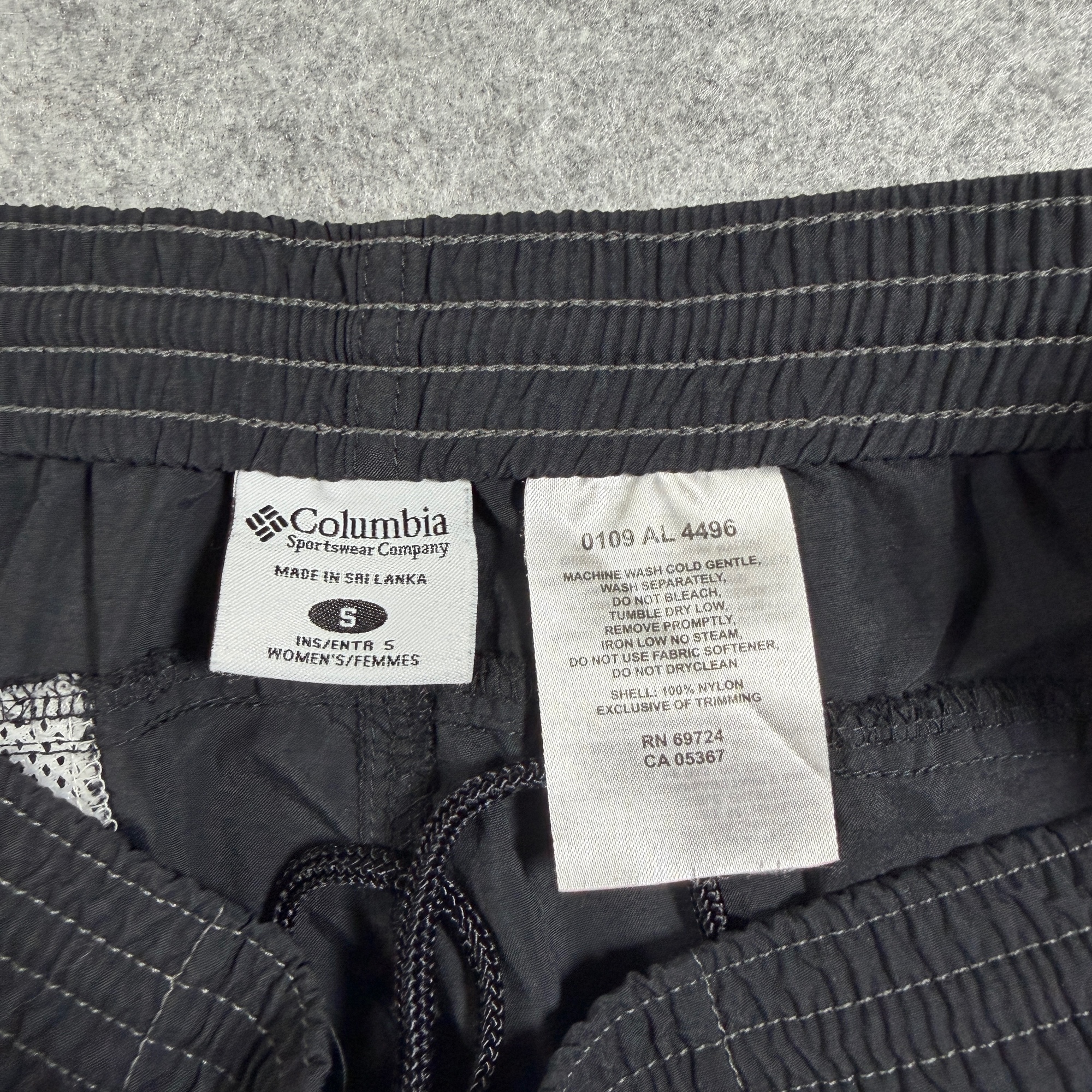 Columbia Shorts Womens S Black PFG Backcast Water Elastic Drawstring Mesh thumbnail 5