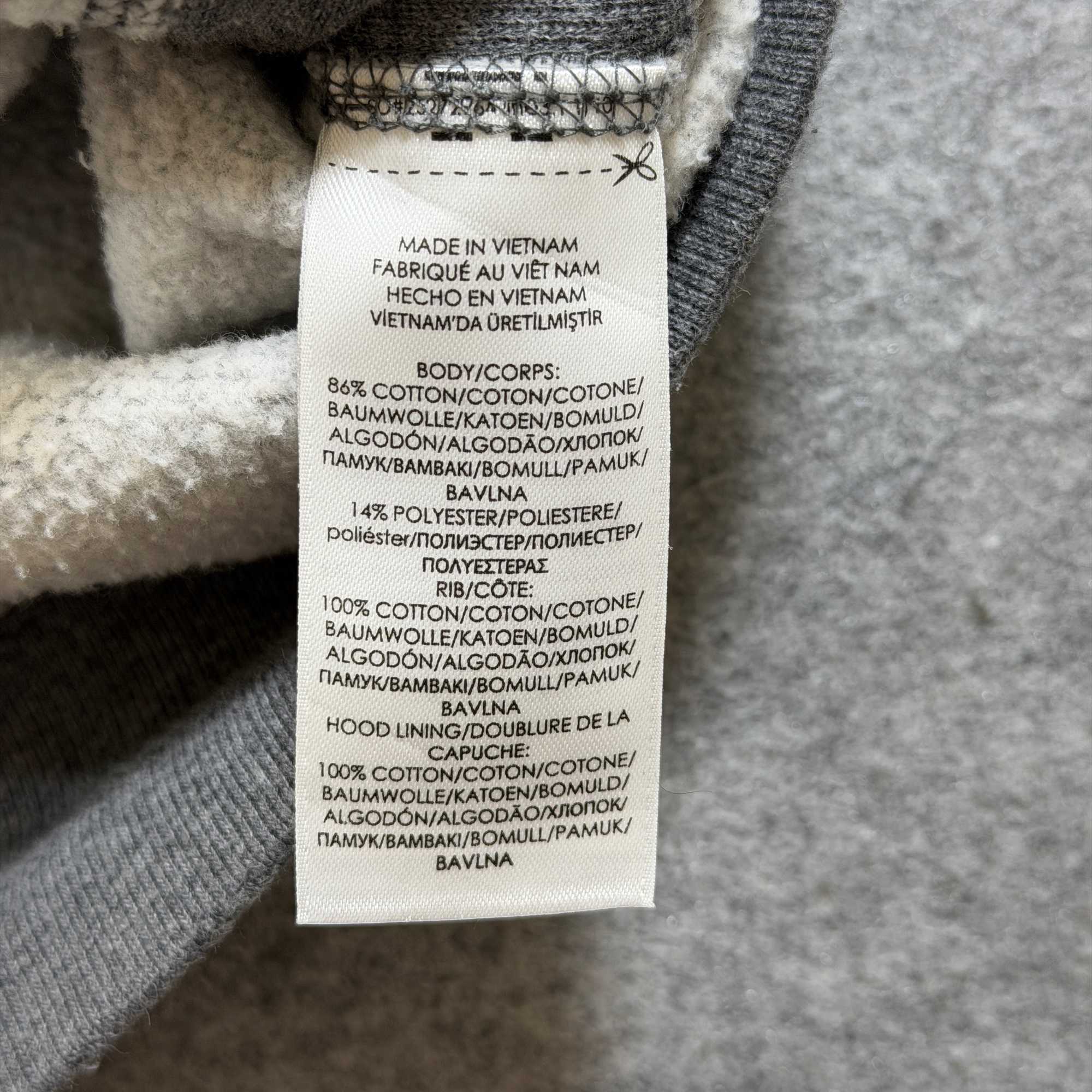 Polo Ralph Lauren Full Zip Hoodie Men XXL Heather Gray Heavyweight Fleece Cotton thumbnail 9