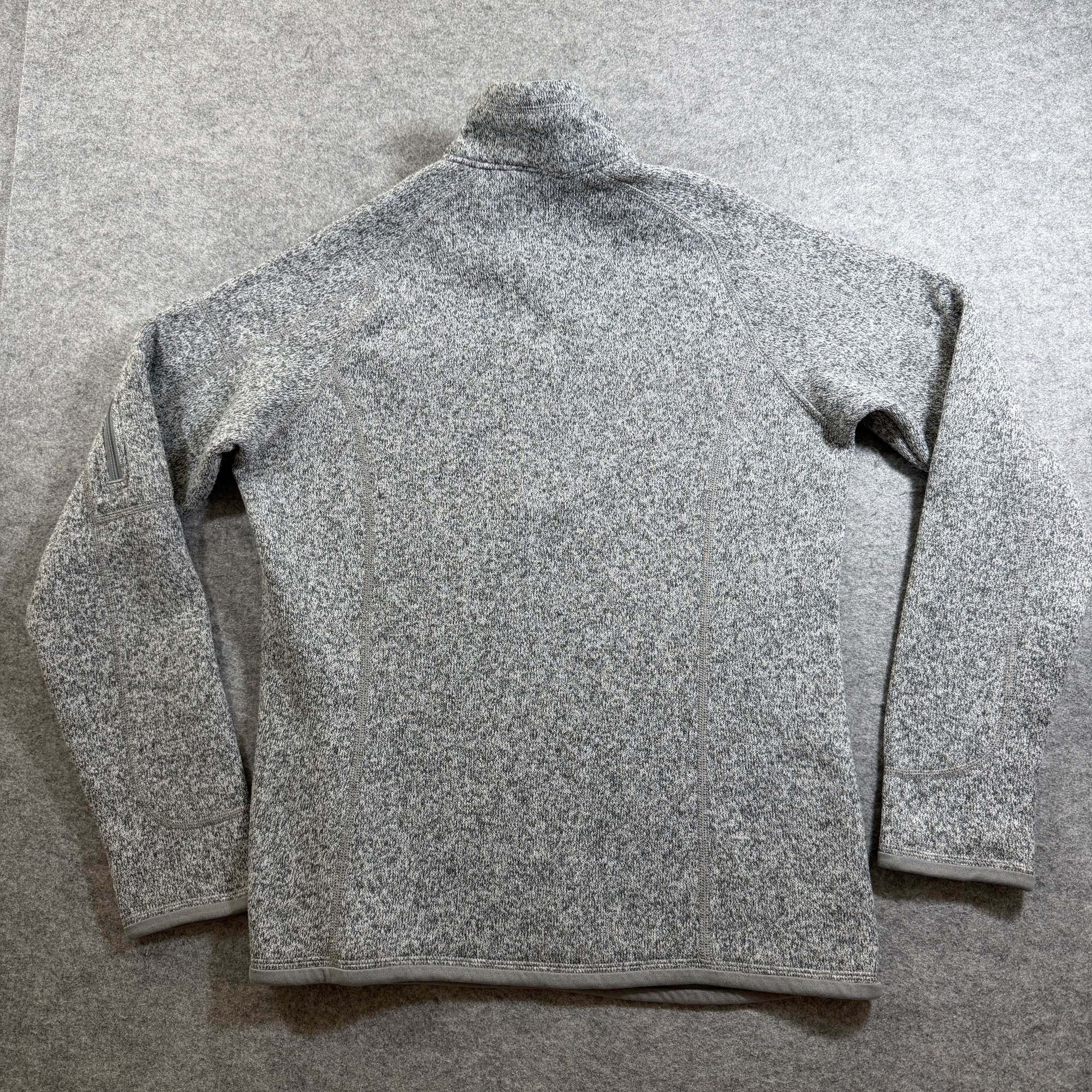 Patagonia Better Sweater Fleece Pullover Womens M Gray 1/4 Zip Sleeve Pocket thumbnail 2