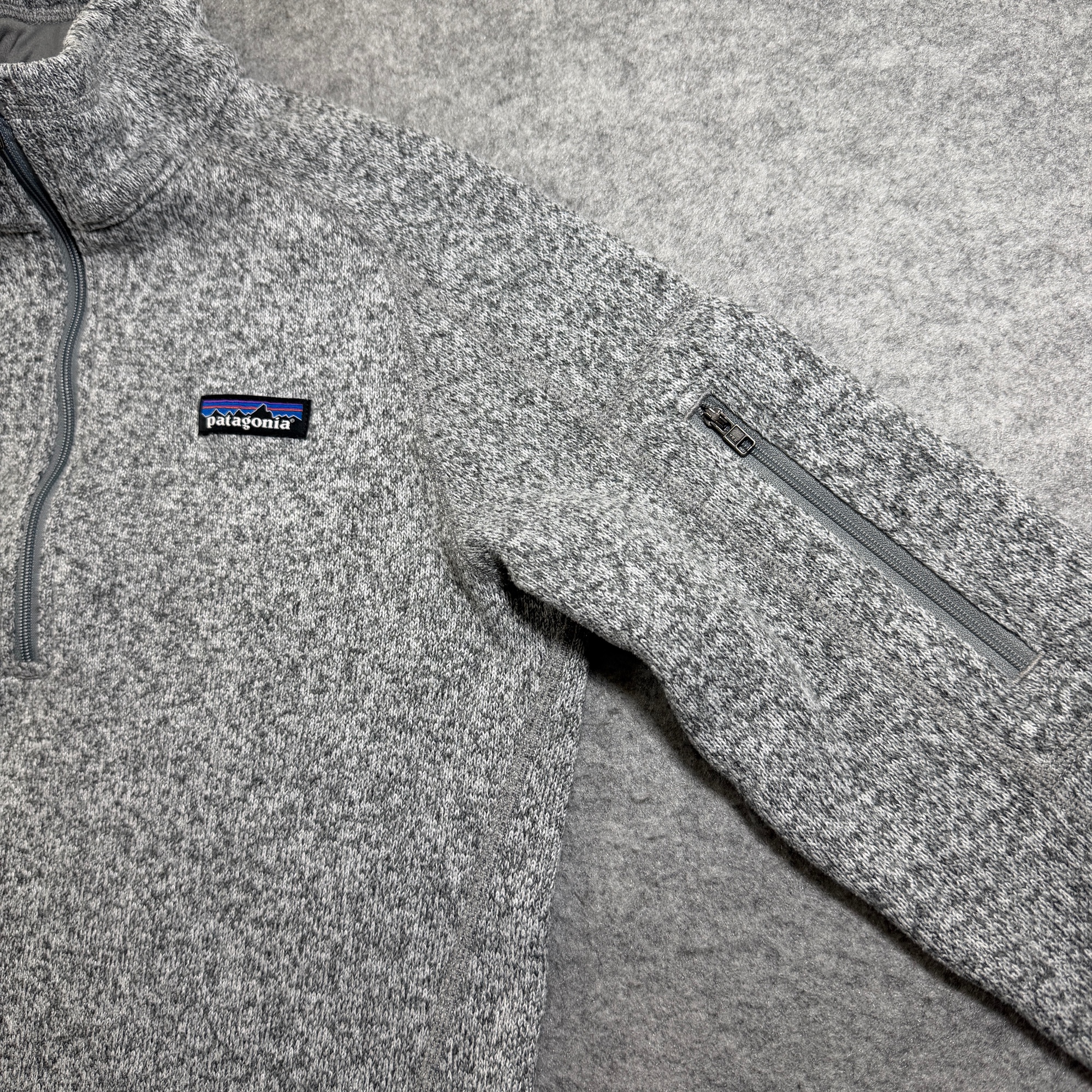 Patagonia Better Sweater Fleece Pullover Womens M Gray 1/4 Zip Sleeve Pocket thumbnail 7