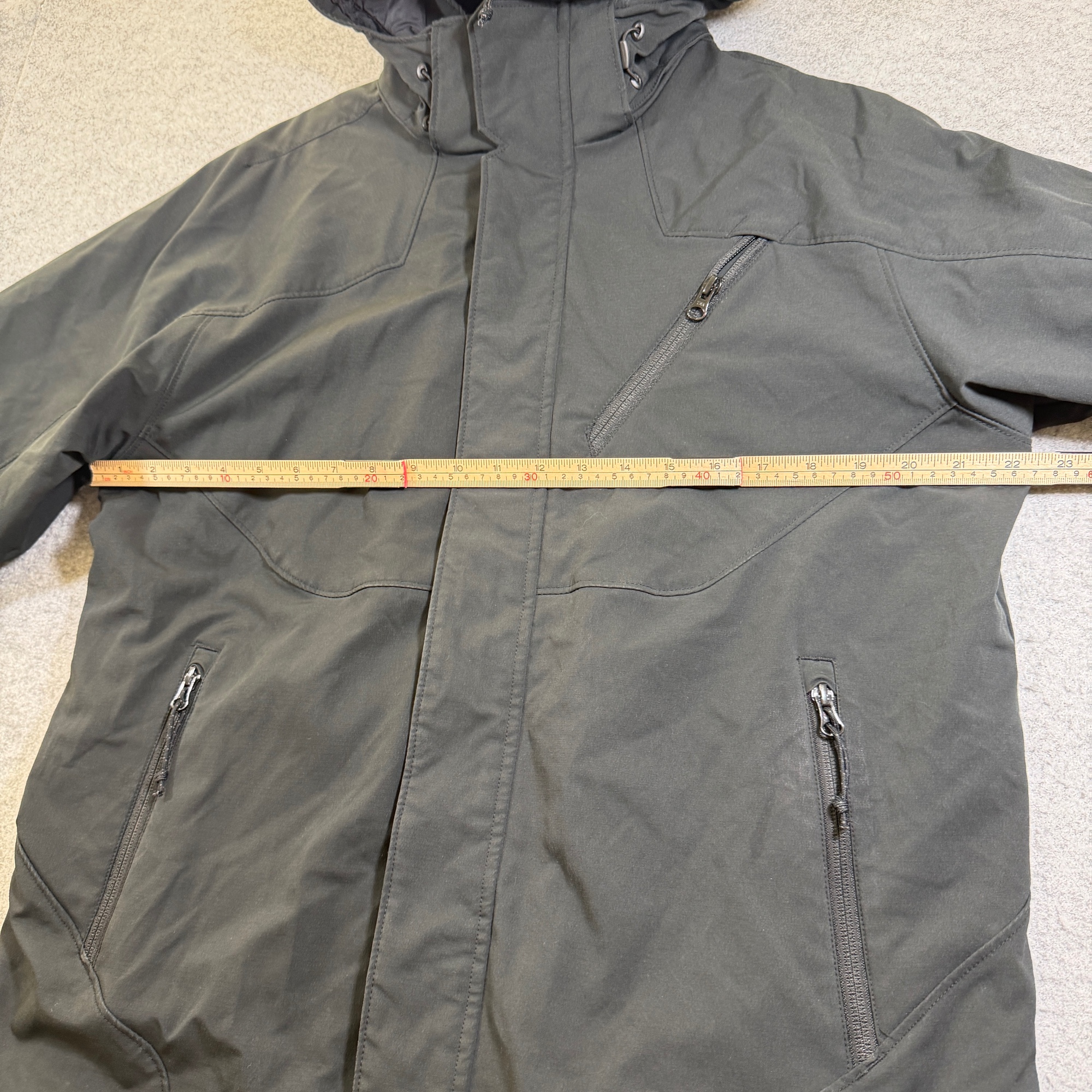 Columbia Field Gear Hooded Jacket Mens M Black Omni-Shield Full Zip Waterproof thumbnail 8