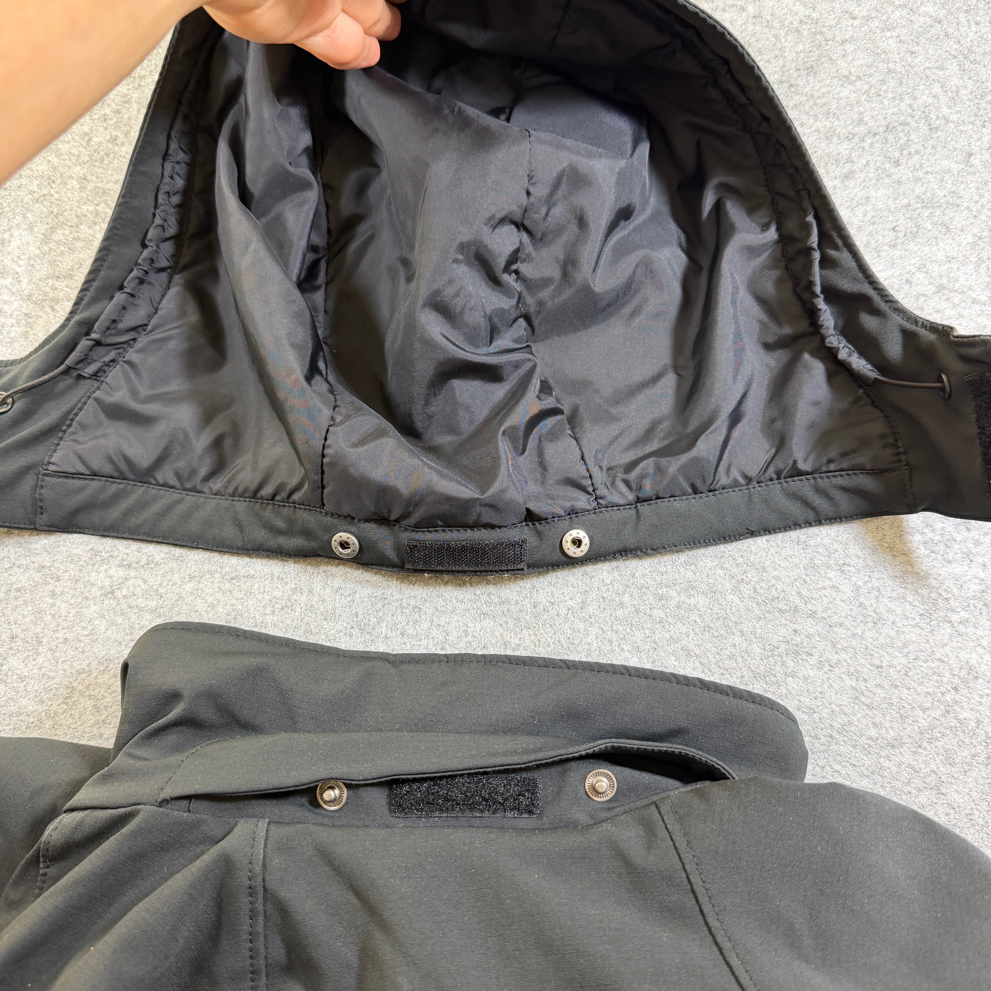 Columbia Field Gear Hooded Jacket Mens M Black Omni-Shield Full Zip Waterproof thumbnail 14