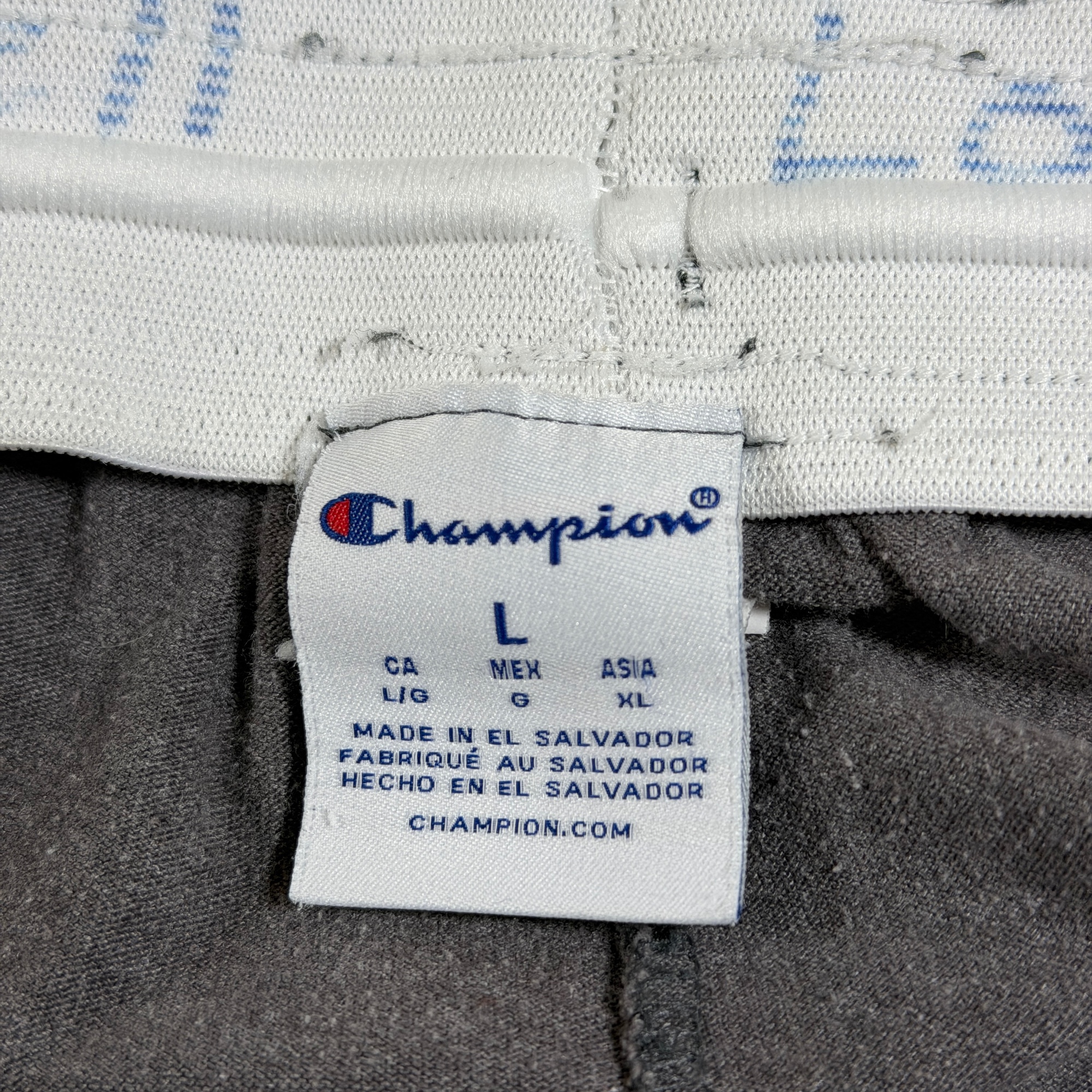 Champion Sweatpants Mens L Gray Elastic Waistband Side Pockets Embroidered Logo thumbnail 4