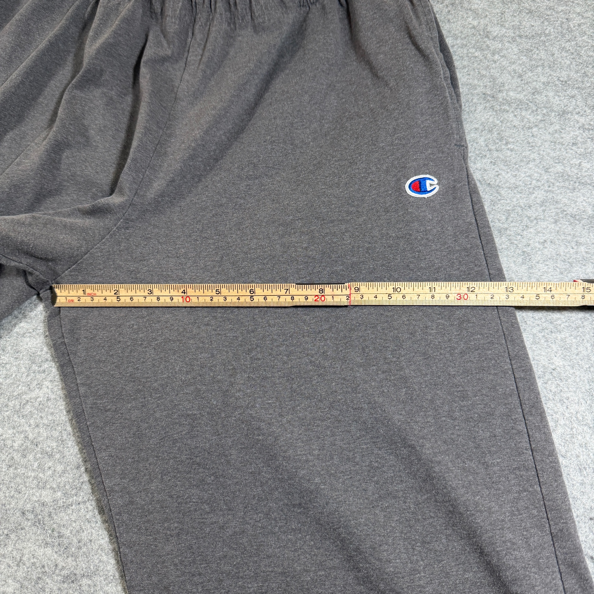 Champion Sweatpants Mens L Gray Elastic Waistband Side Pockets Embroidered Logo thumbnail 8