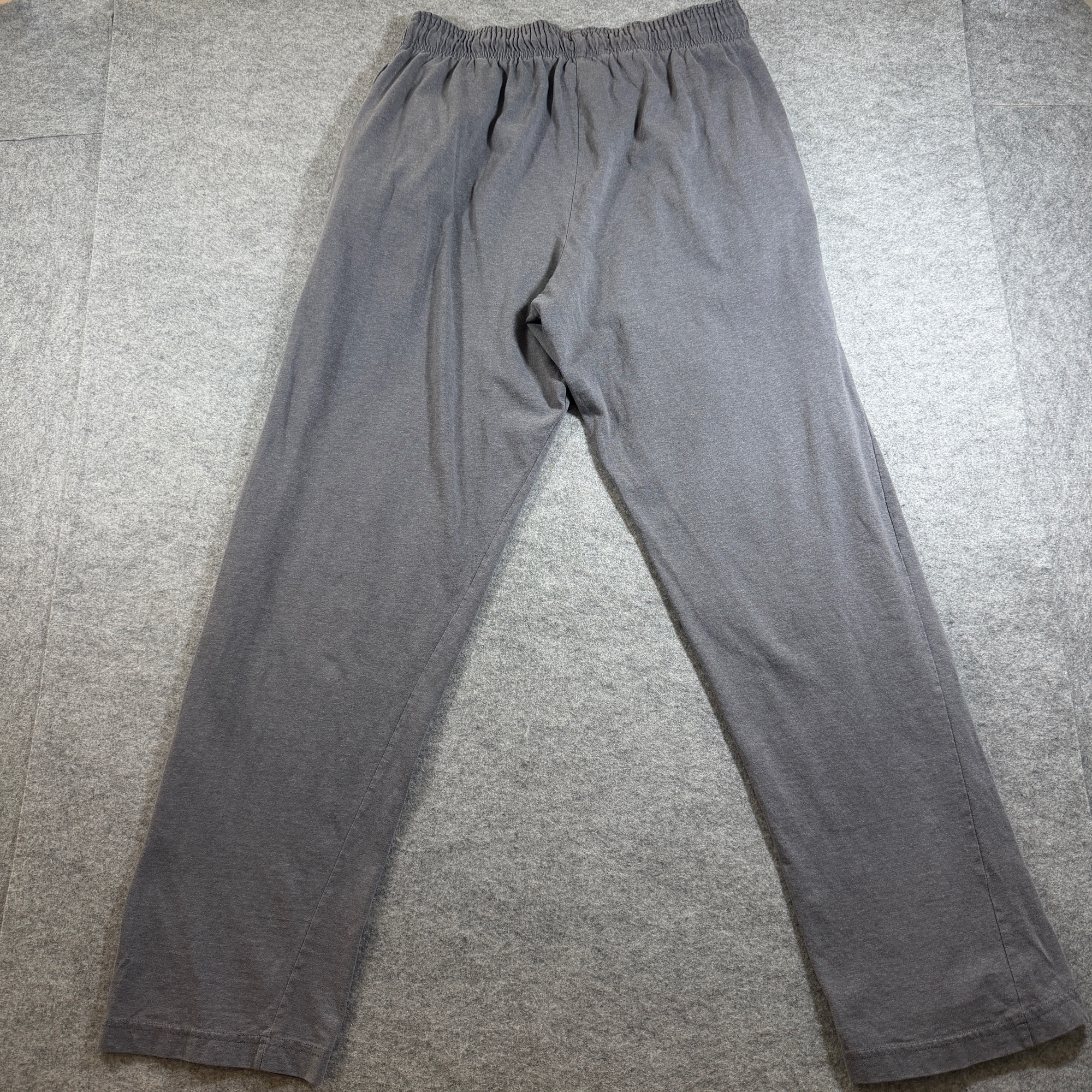 Champion Sweatpants Men L Gray Elastic Waistband Pockets Lounge Casual Loose Fit thumbnail 2