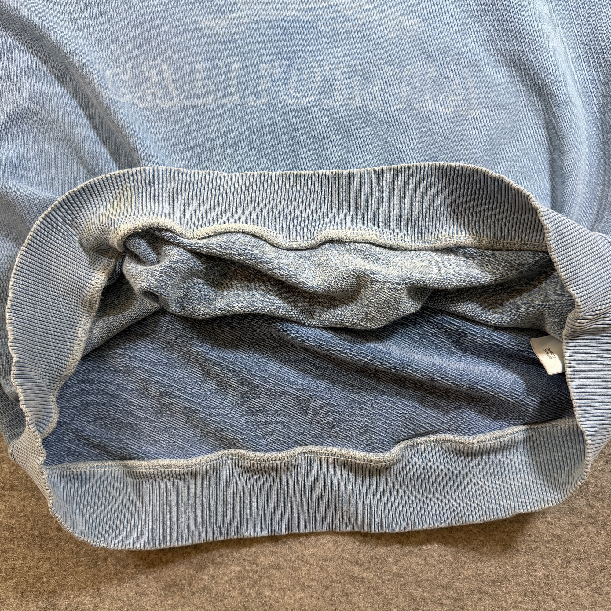 Lucky Brand Sweatshirt Womens L Light Blue Lake Tahoe Graphic Crewneck Cotton thumbnail 10