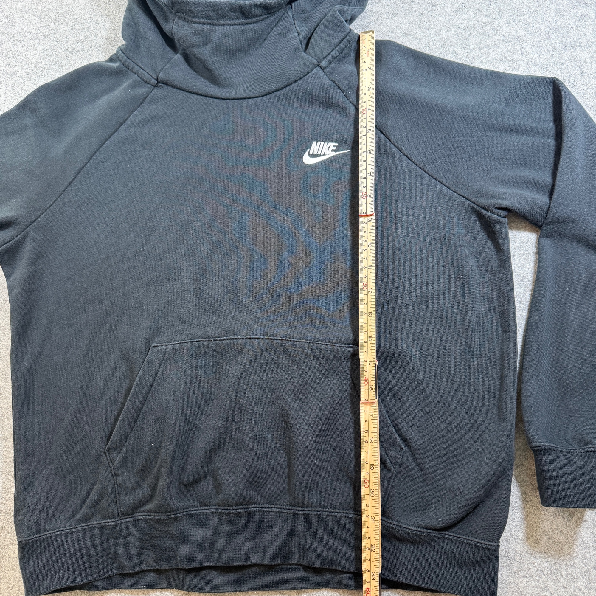 Nike Running Hoodie Mens M Black High Neck Pullover Performance Swoosh Running thumbnail 5