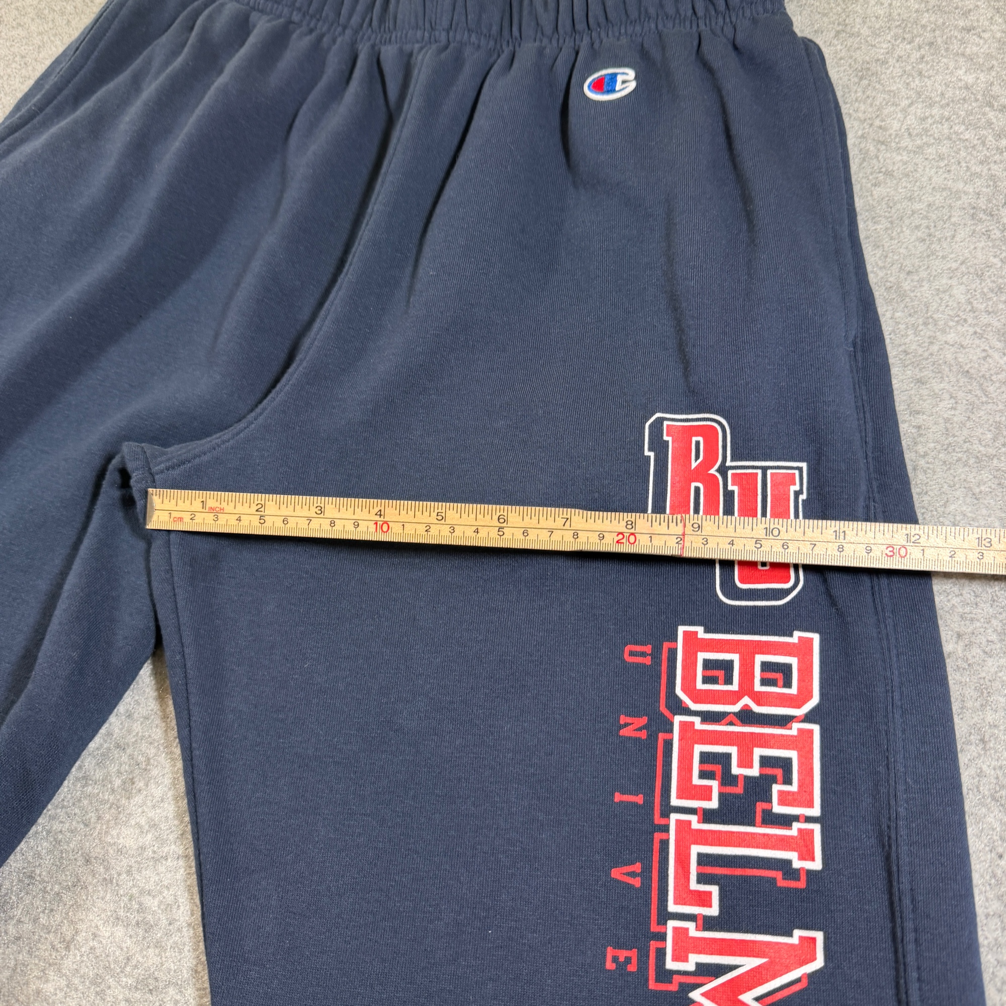 Champion Belmont Bruins Joggers Mens M Navy Heavyweight Cargo Pocket NCAA Cuffed thumbnail 12