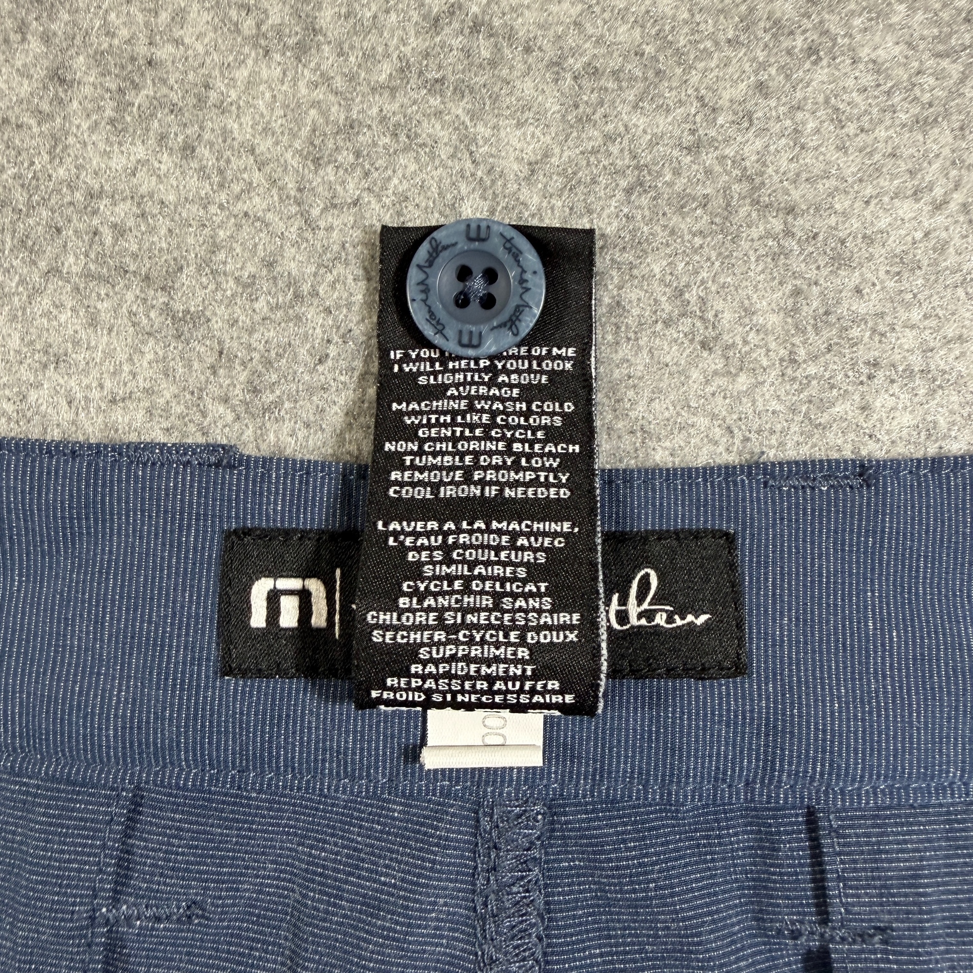 Travis Mathew Shorts Mens 33 Blue Heather Flat Front Golf Performance Stretch thumbnail 12
