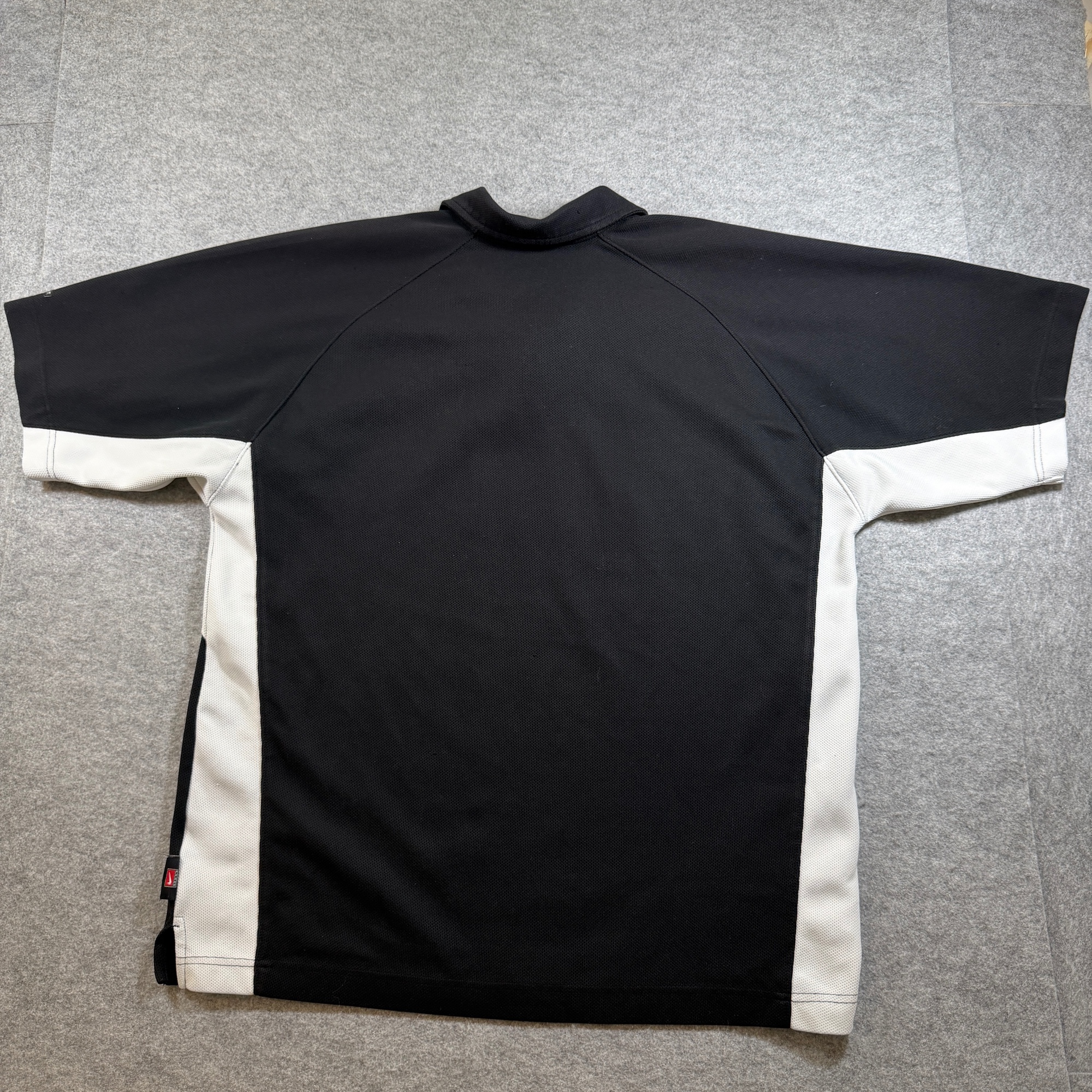 Vintage Nike Vanderbilt Commodores Polo Shirt Mens L Black Embroidered Swoosh thumbnail 2