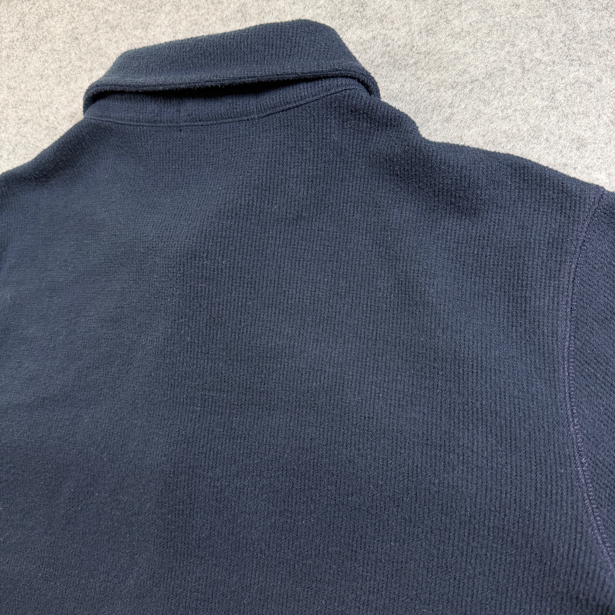 Banana Republic CPO Shirt Jacket Mens M Navy Cotton Elbow Patches Button Cuffs thumbnail 8