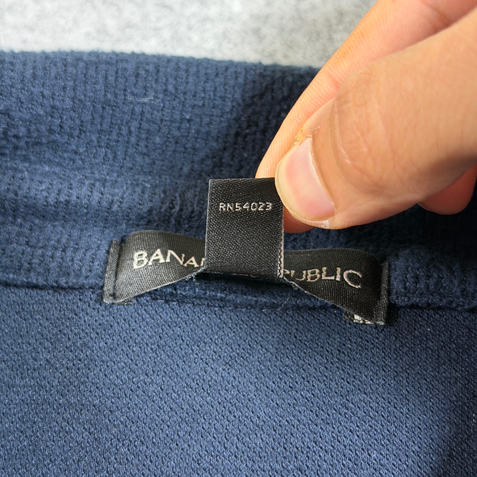 Banana Republic CPO Shirt Jacket Mens M Navy Cotton Elbow Patches Button Cuffs thumbnail 9