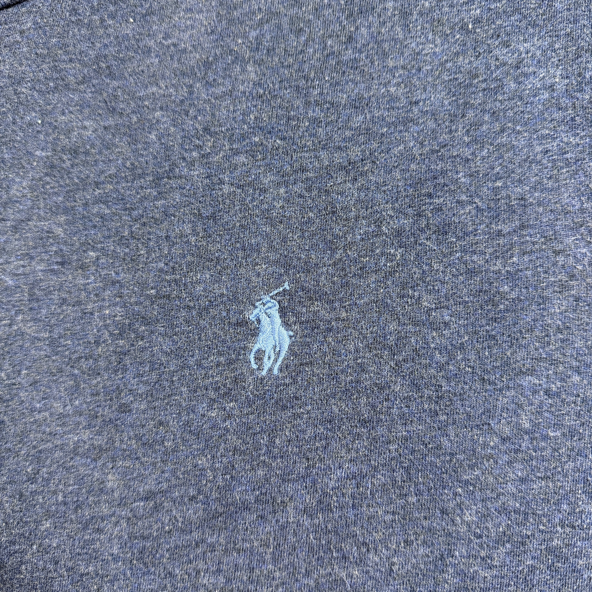 Polo Ralph Lauren T Shirt Mens XL Navy Heather Embroidered Pony Logo Crew Neck thumbnail 5