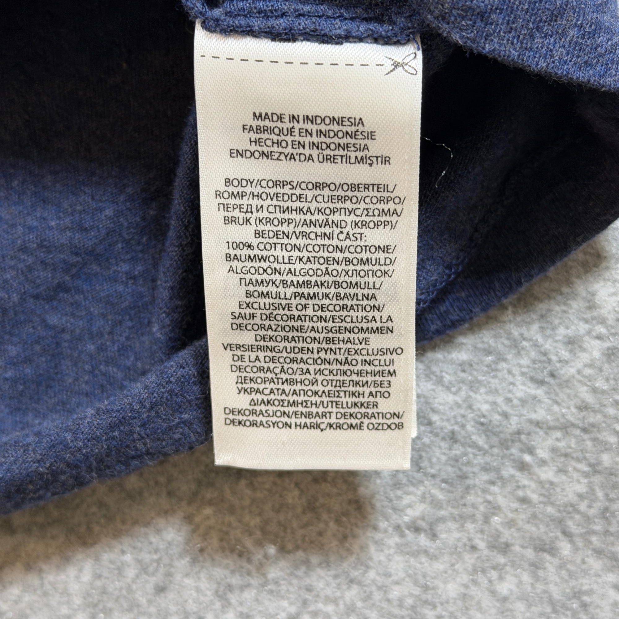 Polo Ralph Lauren T Shirt Mens XL Navy Heather Embroidered Pony Logo Crew Neck thumbnail 11