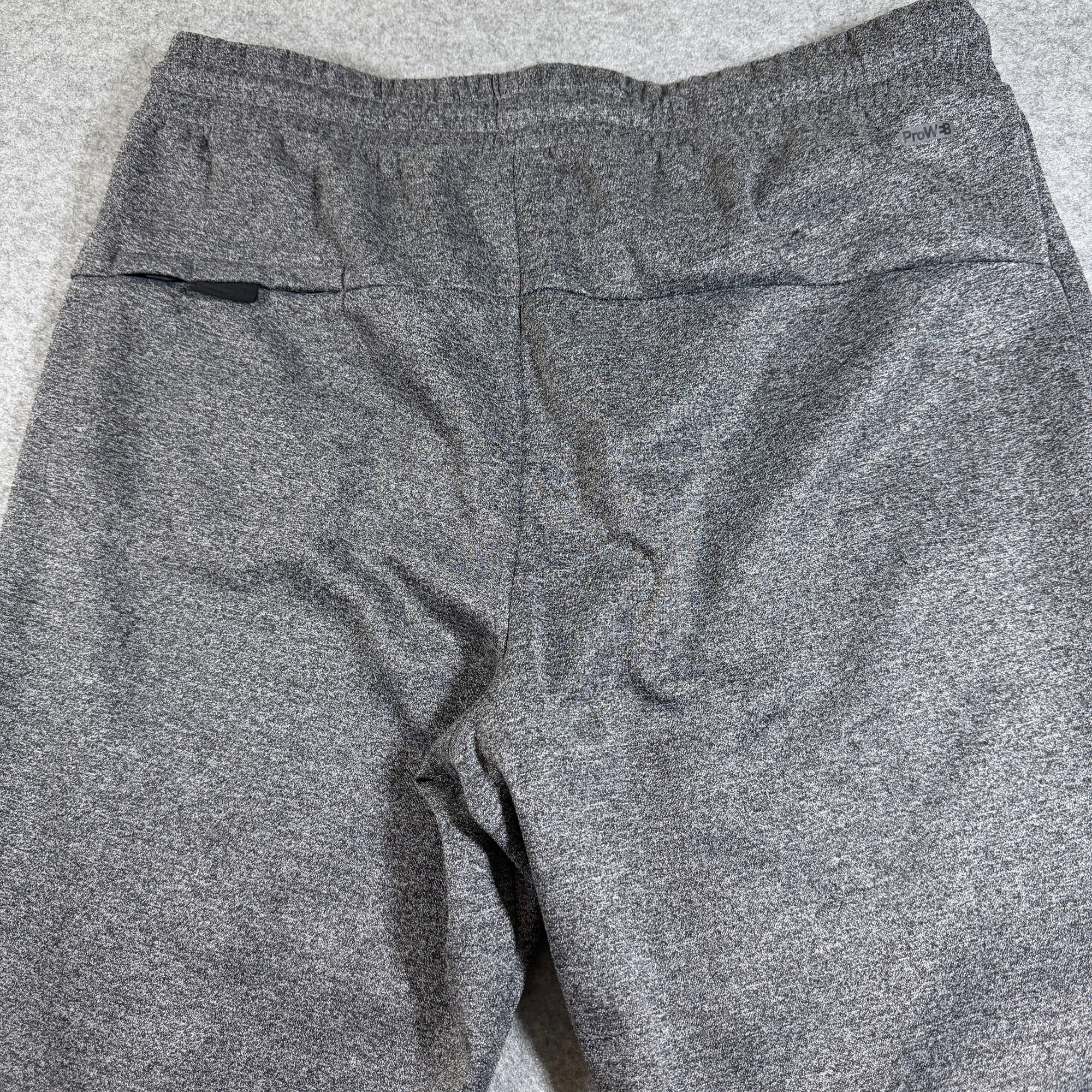 Spyder Pro-Web Joggers Mens L Heather Gray Drawstring Tapered Pocket Sweatpants thumbnail 4