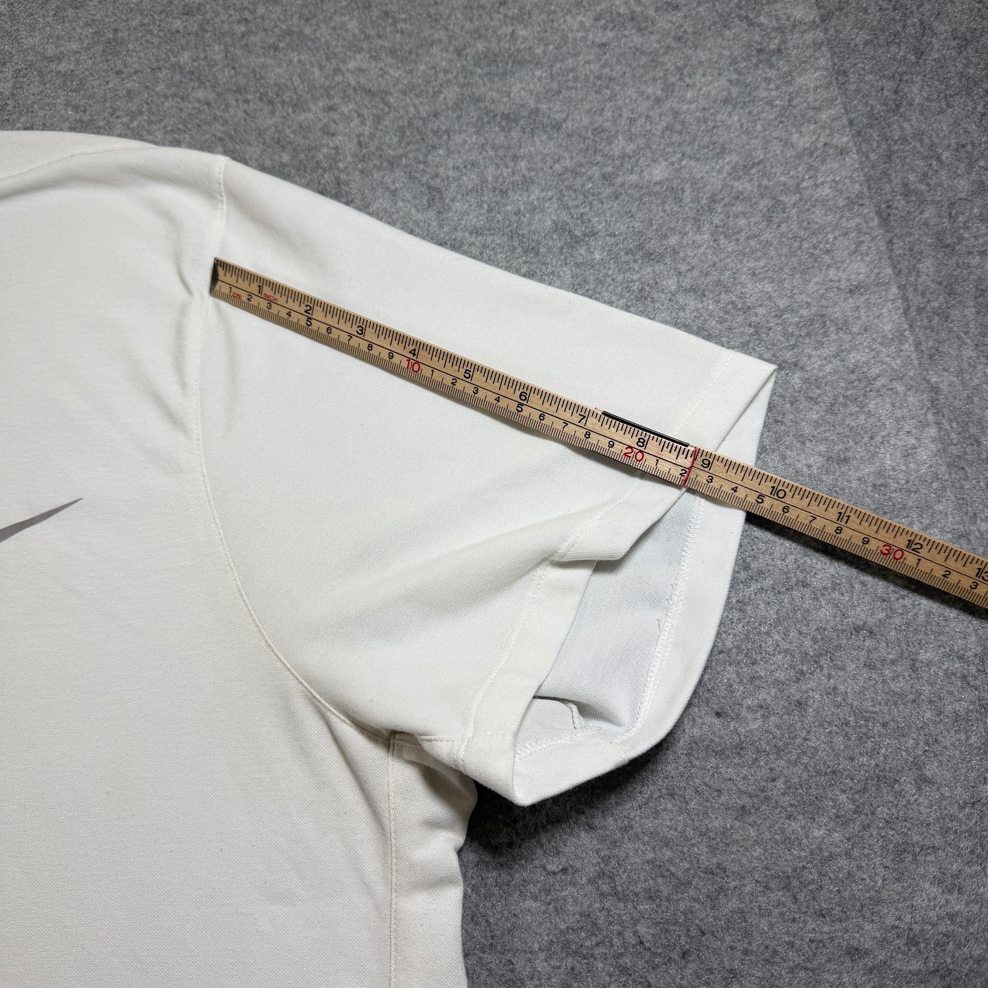 Nike Golf Polo Shirt Mens XXL White Wool Blend Snap Henley Modern Fit Swoosh thumbnail 9