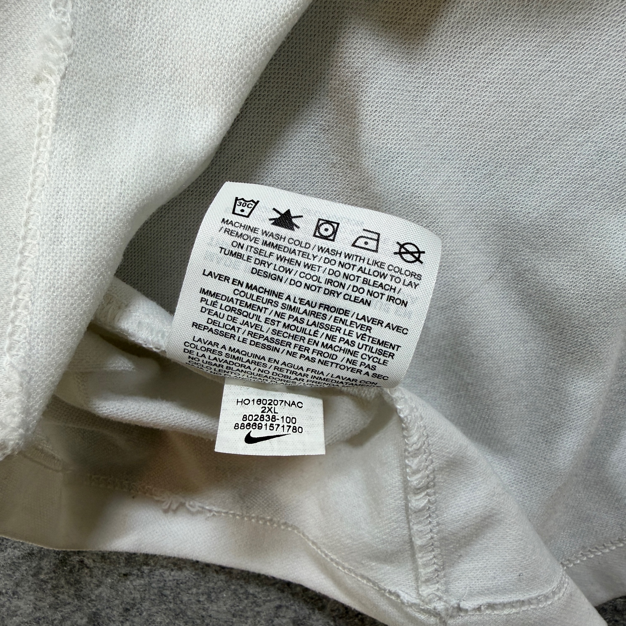 Nike Golf Polo Shirt Mens XXL White Wool Blend Snap Henley Modern Fit Swoosh thumbnail 11