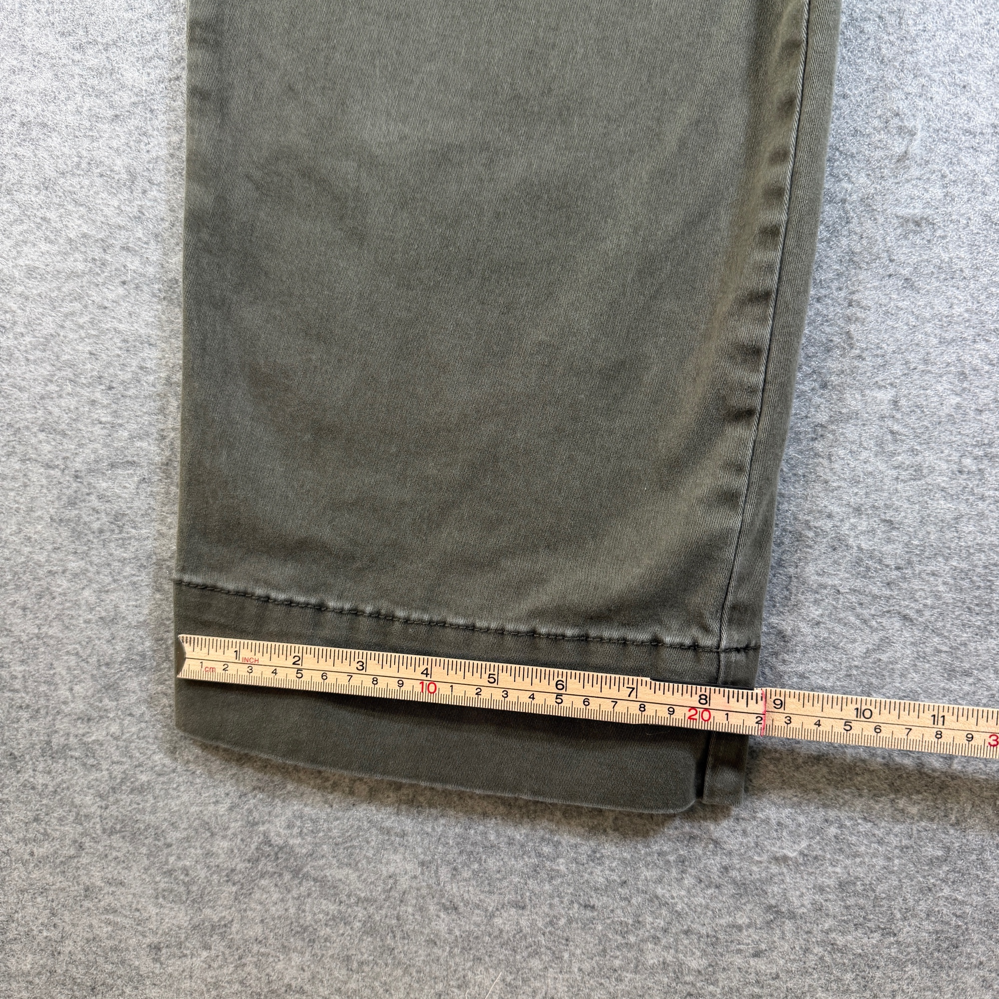 Bagatelle Collection Pants Women 4 Olive Green High Rise Wide Leg Cotton Stretch thumbnail 8