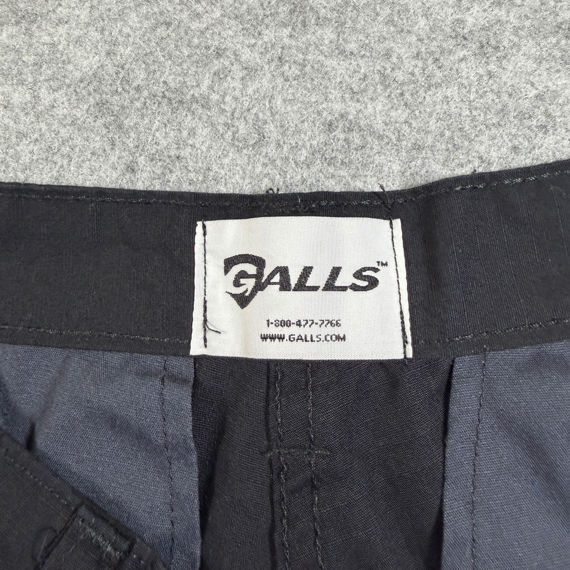 Galls BDU Cargo Pants Ripstop Mens Small Regular Black Cuffs Adjustable Waist thumbnail 3