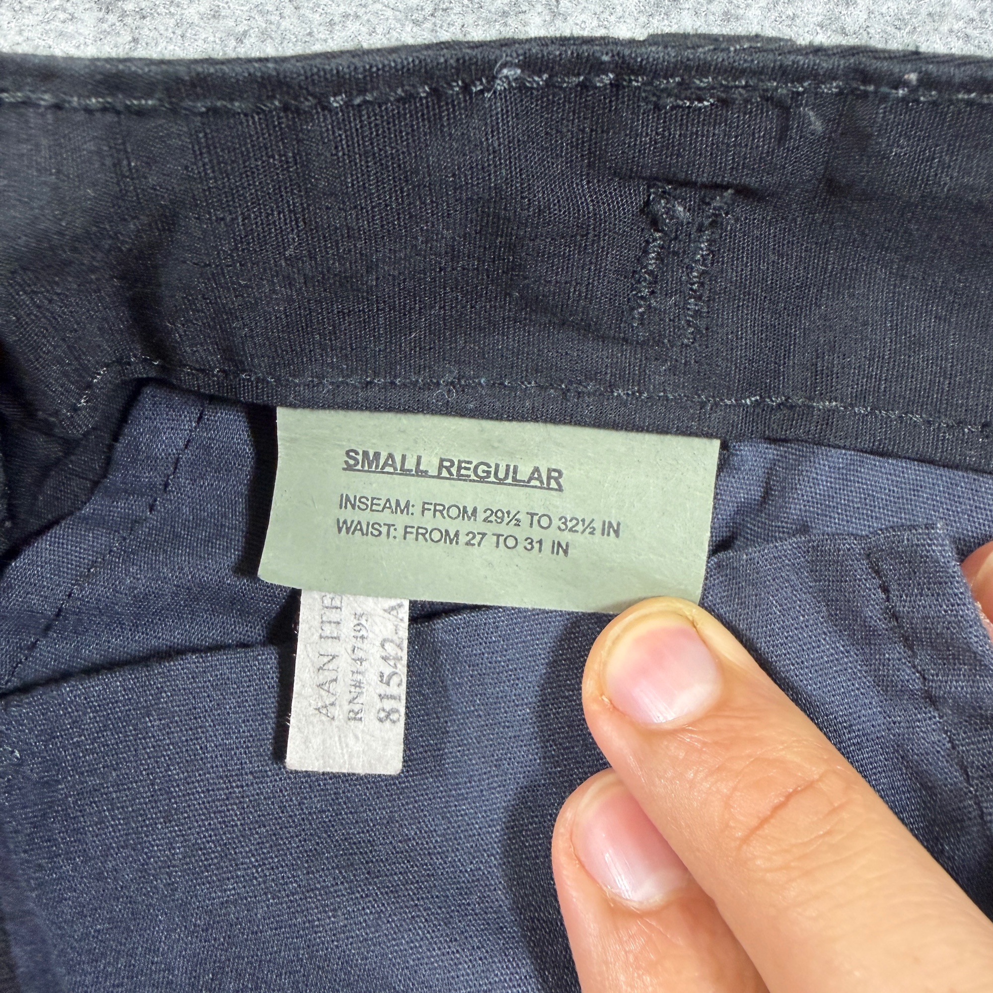 Galls BDU Cargo Pants Ripstop Mens Small Regular Black Cuffs Adjustable Waist thumbnail 4