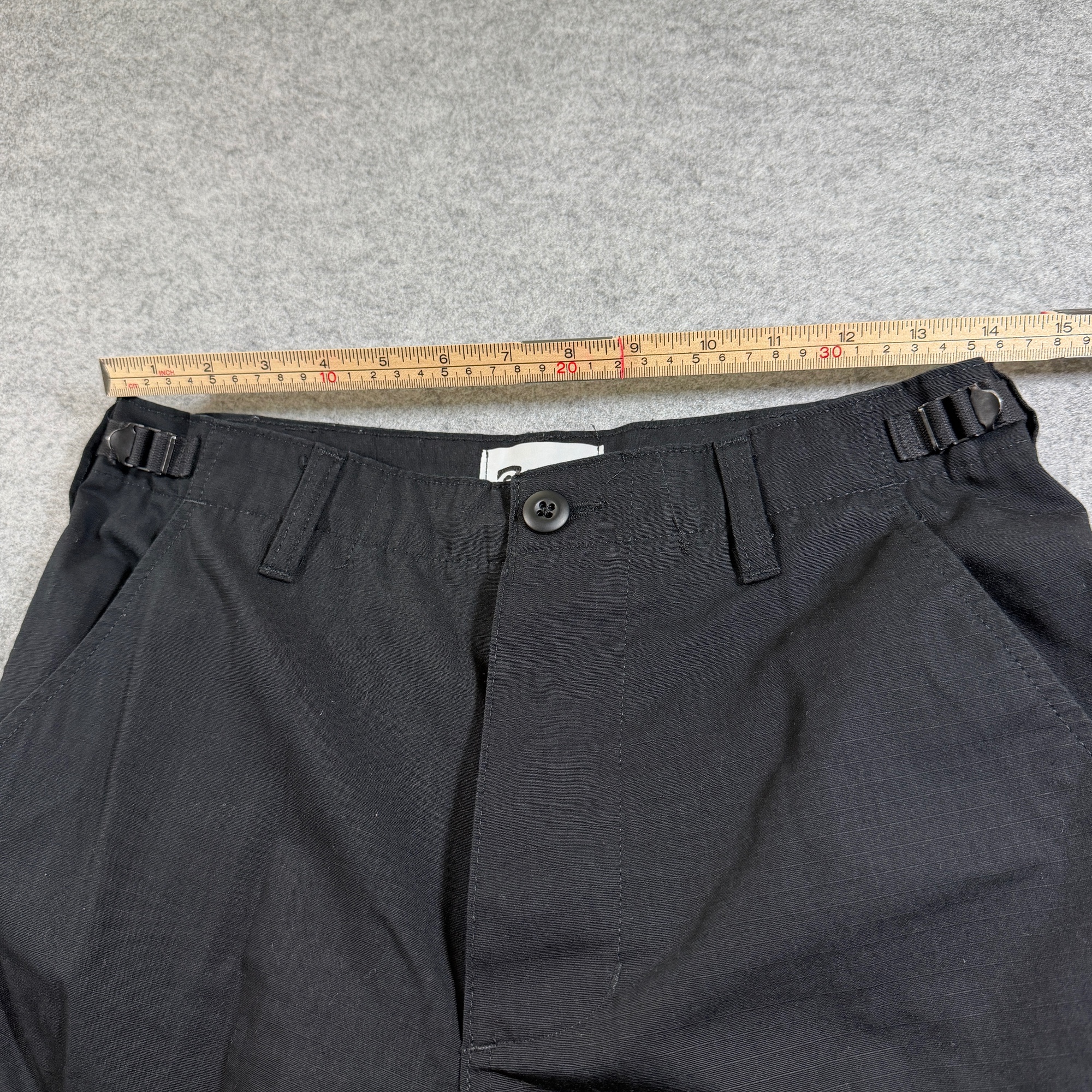 Galls BDU Cargo Pants Ripstop Mens Small Regular Black Cuffs Adjustable Waist thumbnail 6