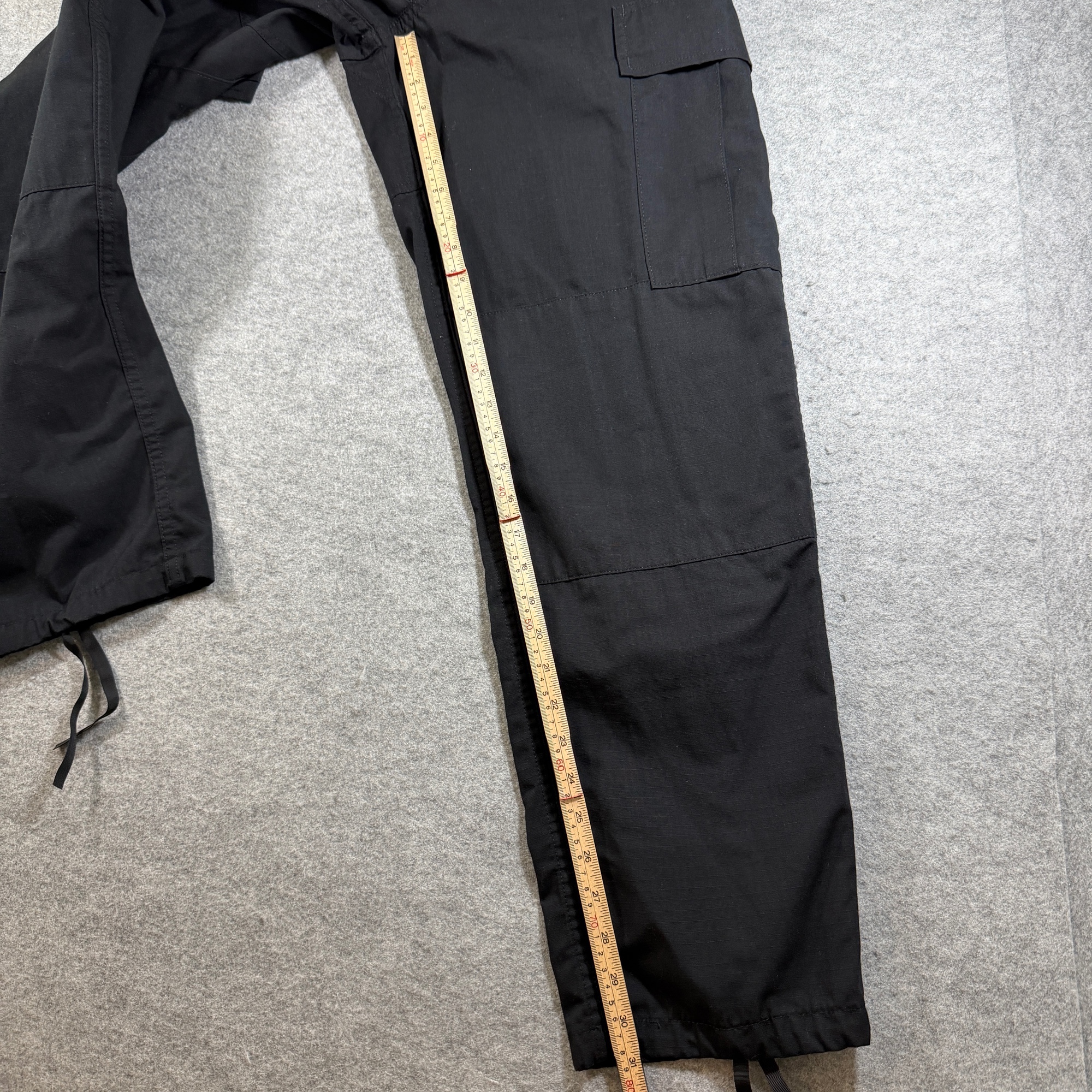 Galls BDU Cargo Pants Ripstop Mens Small Regular Black Cuffs Adjustable Waist thumbnail 7