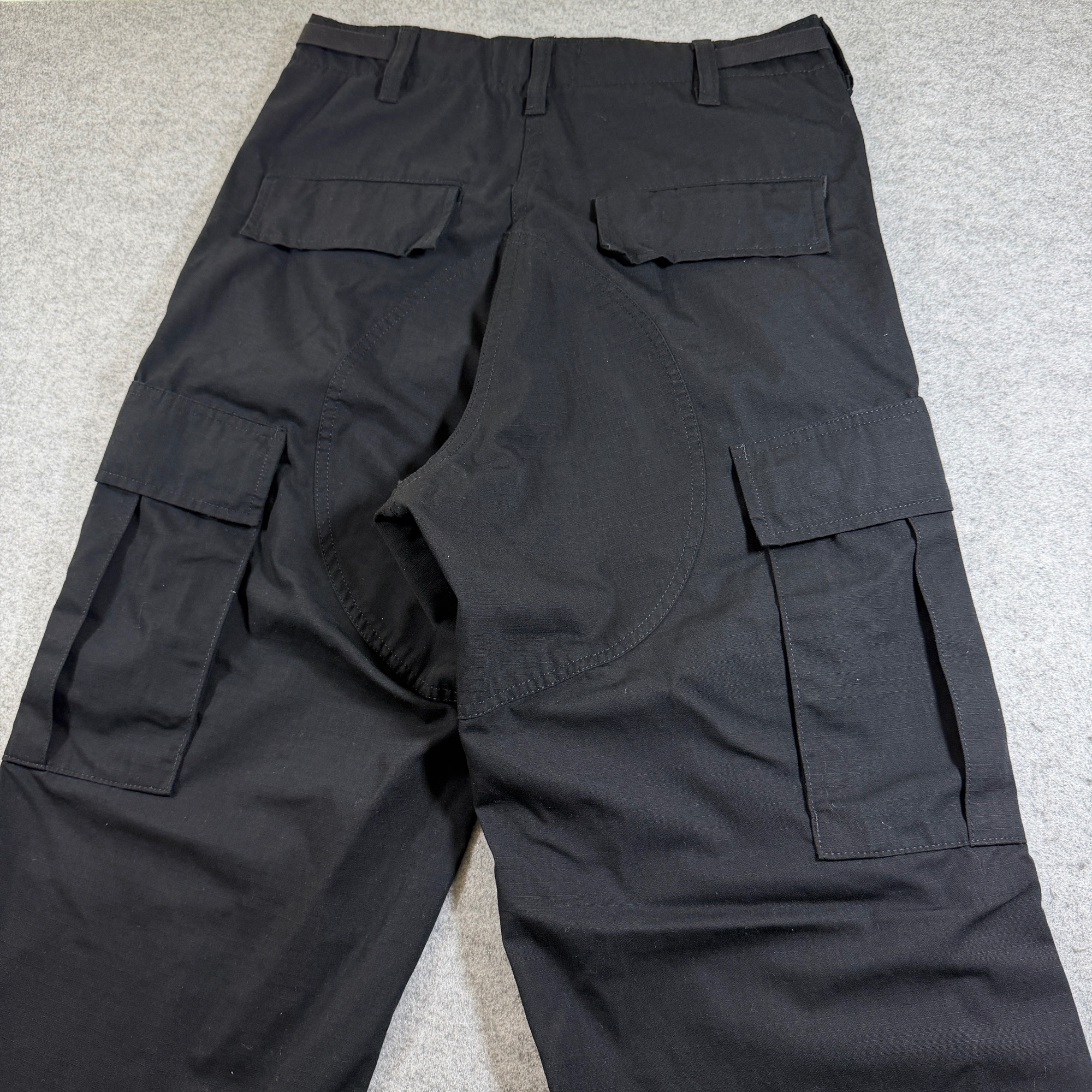 Galls BDU Cargo Pants Ripstop Mens Small Regular Black Cuffs Adjustable Waist thumbnail 12