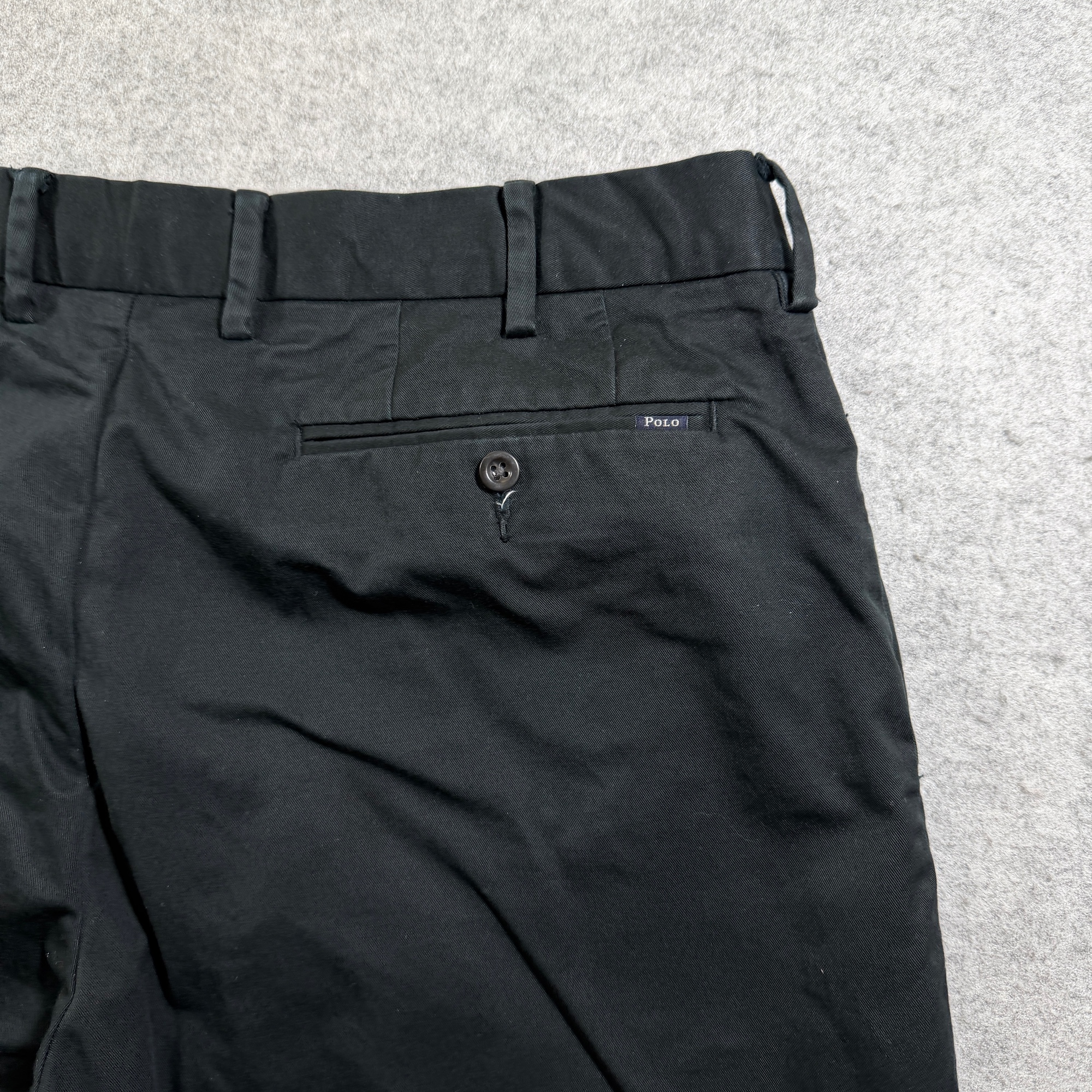 Polo Ralph Lauren Chino Pants Mens 34x34 Black Stretch Cotton Classic Fit thumbnail 3
