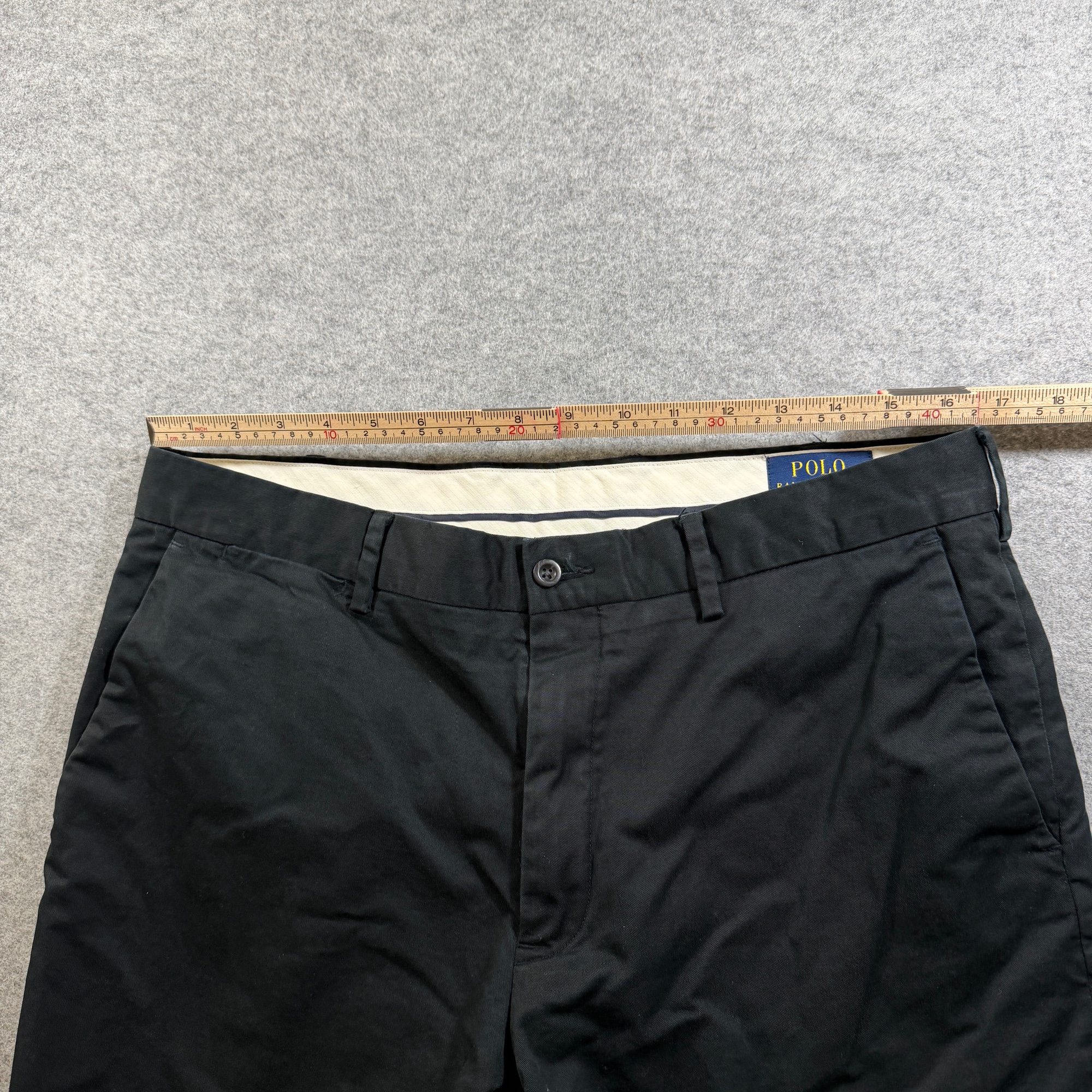 Polo Ralph Lauren Chino Pants Mens 34x34 Black Stretch Cotton Classic Fit thumbnail 7