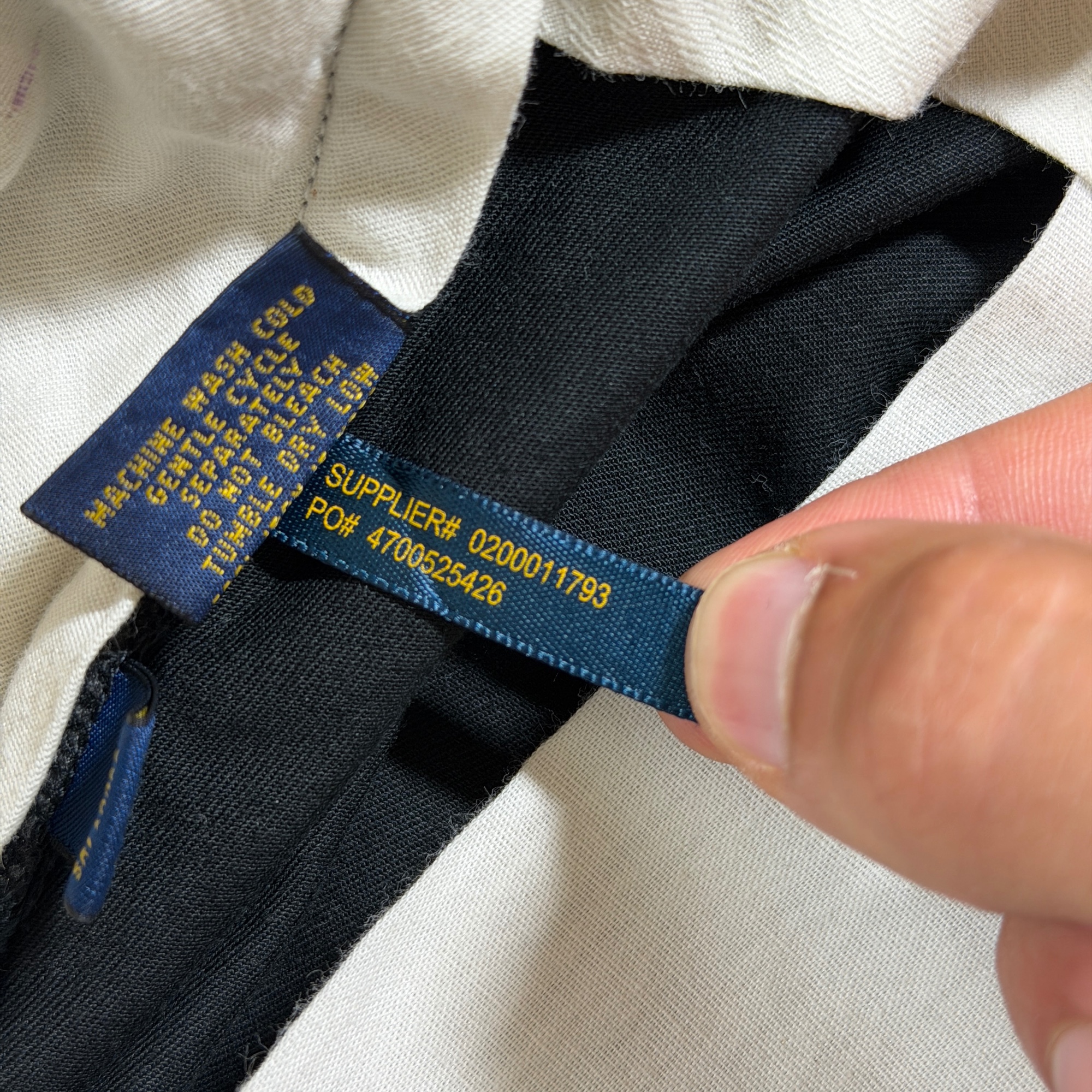 Polo Ralph Lauren Chino Pants Mens 34x34 Black Stretch Cotton Classic Fit thumbnail 13