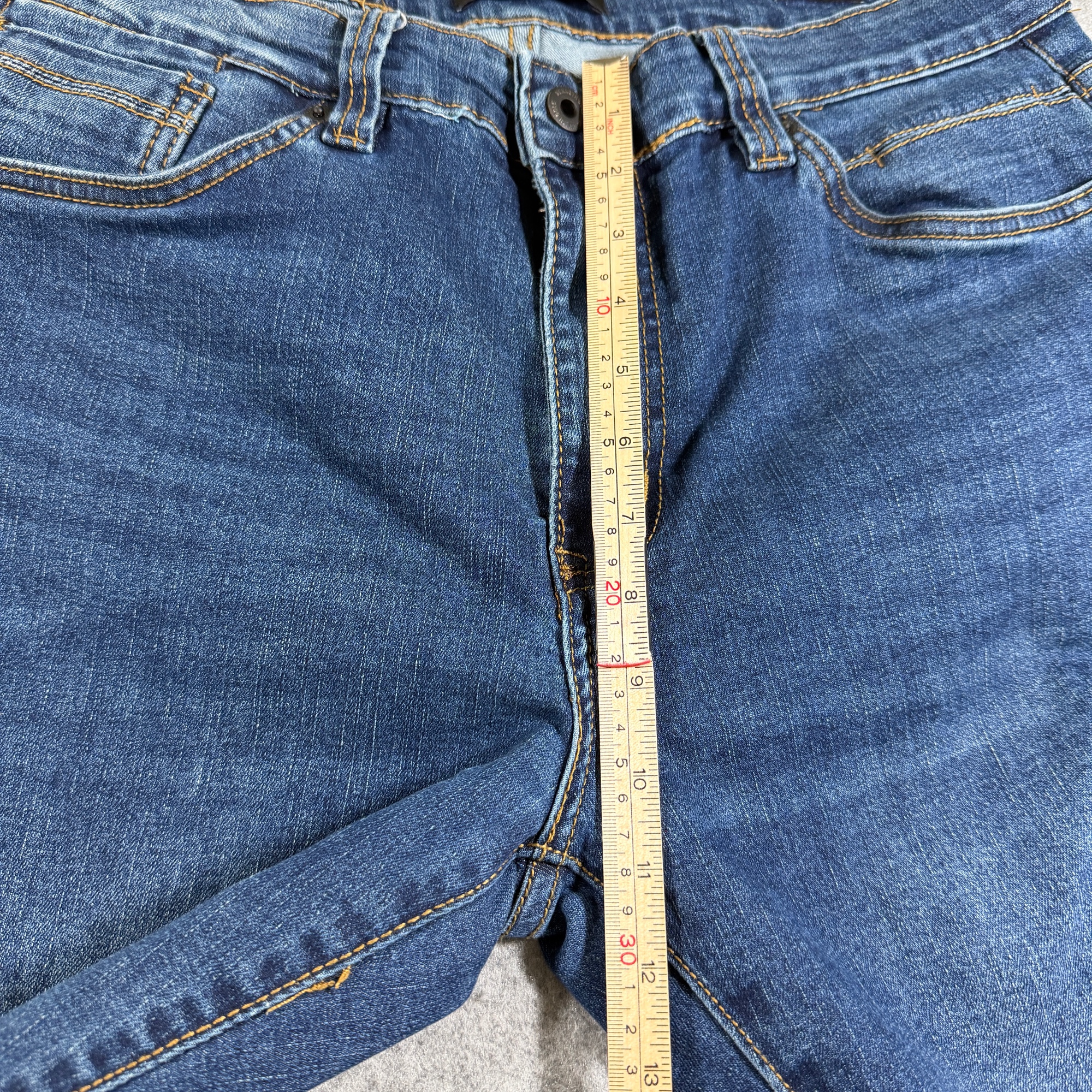 Kenneth Cole New York Jeans Mens 34x32 Blue Denim Athletic Fit Pocket Stretch thumbnail 10