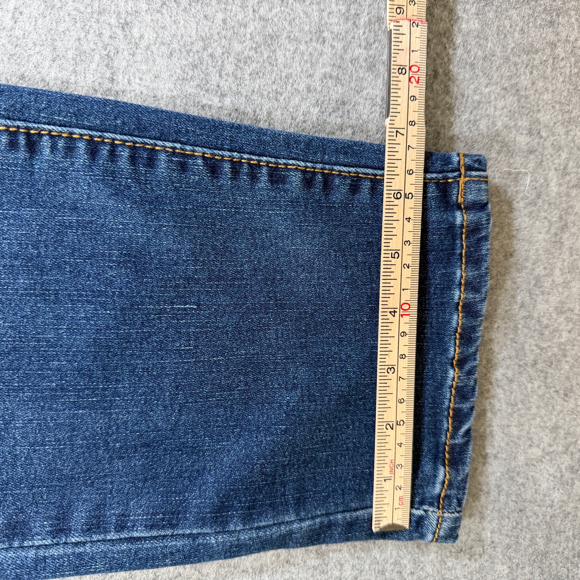 Kenneth Cole New York Jeans Mens 34x32 Blue Denim Athletic Fit Pocket Stretch thumbnail 11