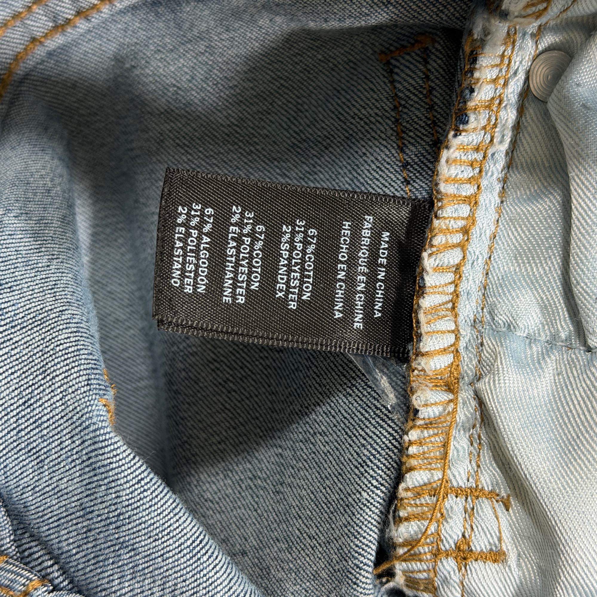 Kenneth Cole New York Jeans Mens 34x32 Blue Denim Athletic Fit Pocket Stretch thumbnail 13