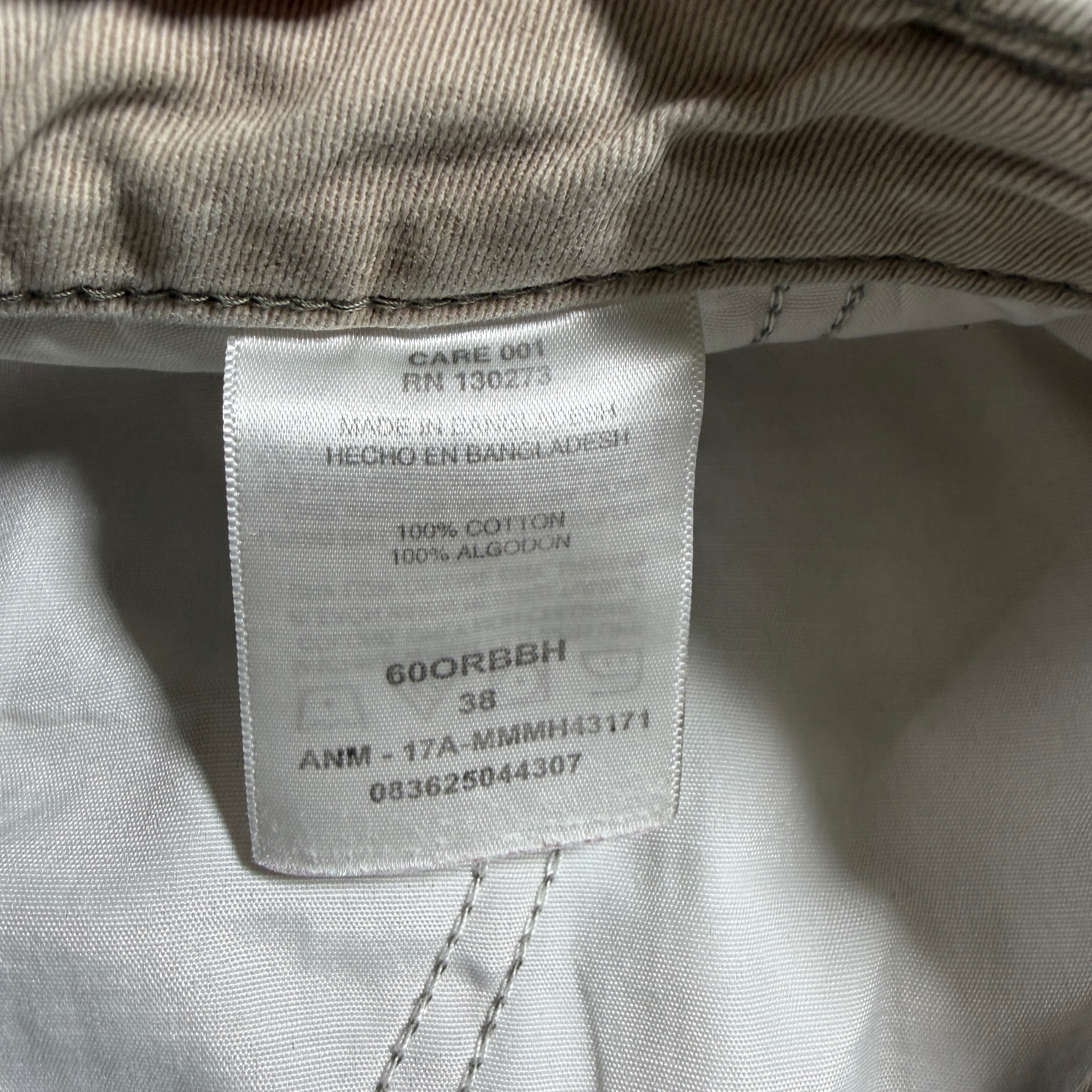 Wrangler Grunge Cargo Shorts Mens 38 Khaki Tan Cotton Utility Pockets Relaxed thumbnail 8