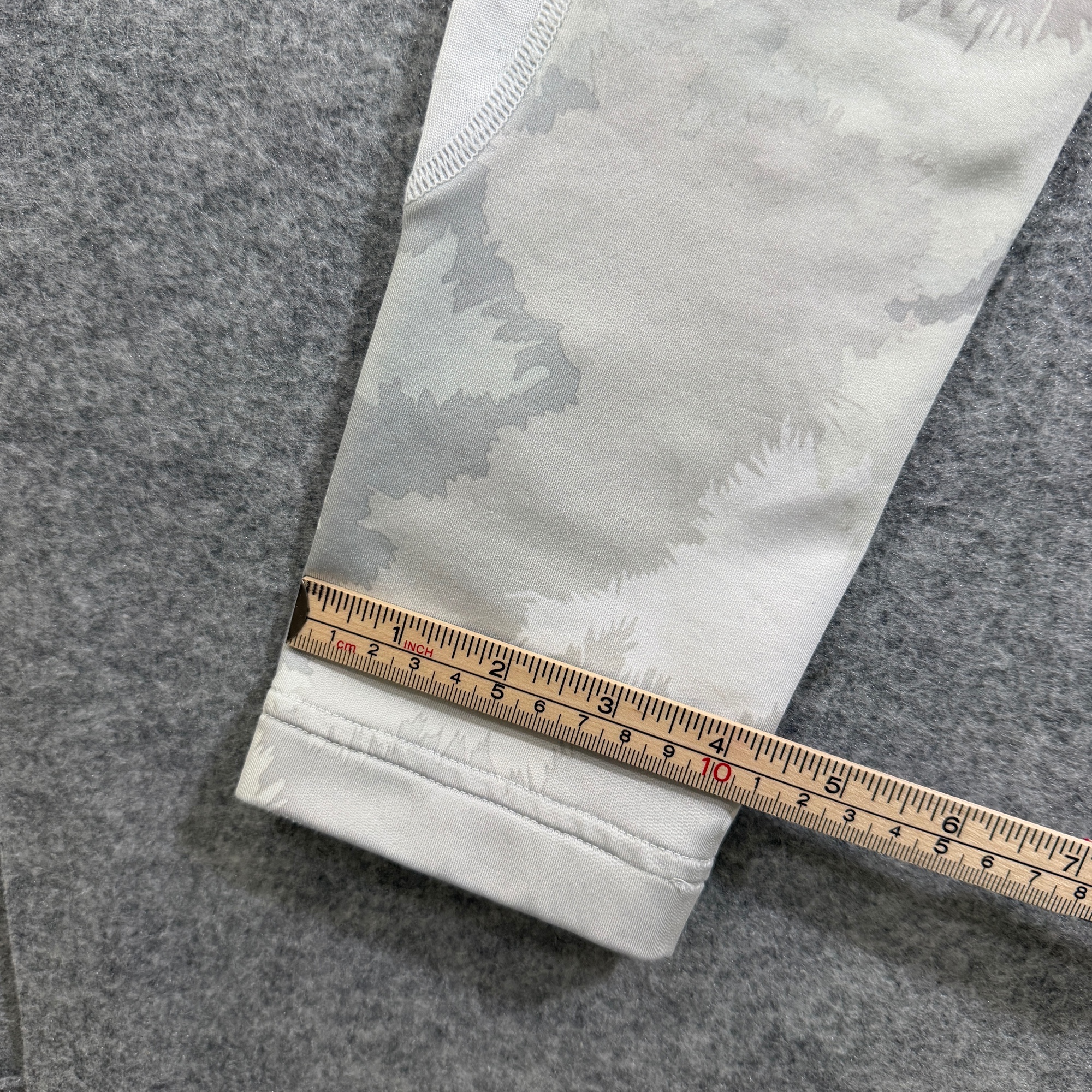 Nike Pro Hyperwarm Compression Tights Mens L White Gray Camo Thermal Base Layer thumbnail 9