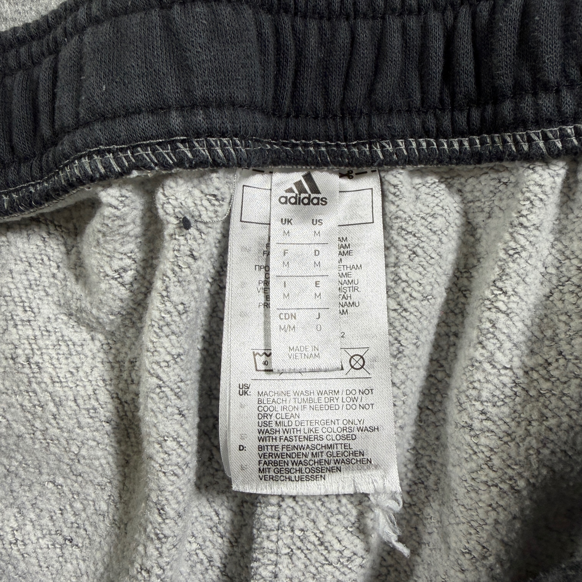 Adidas Tiro Track Pants Mens M Gray 3-Stripe Drawstring Tapered Sweatpants thumbnail 8