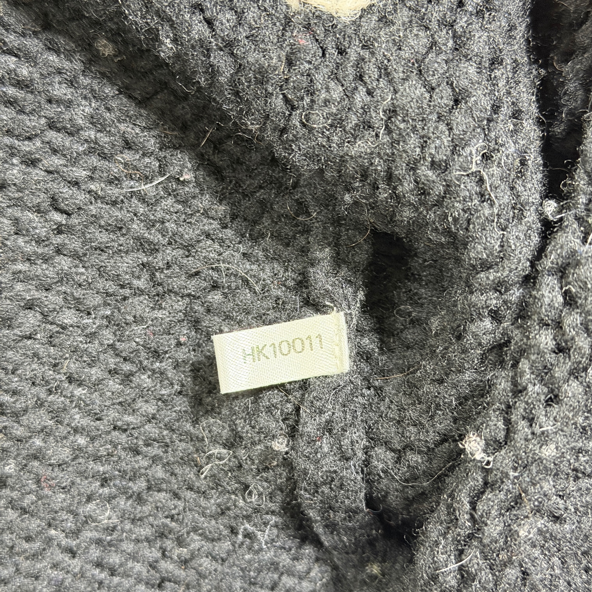 VTG Ann Taylor Long Sweater Womens M Black Snowflake Quarter Zip Mock Neck Wool thumbnail 12