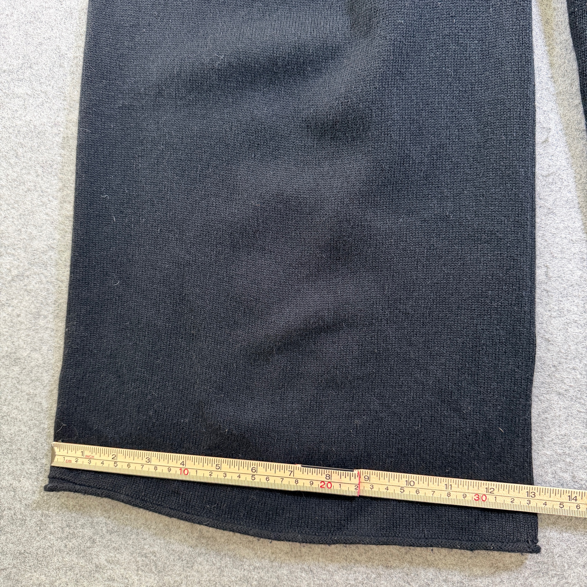 Splendid Wide Leg Pants Women L Black Wool Cashmere Silk Blend Drawstring Lounge thumbnail 4