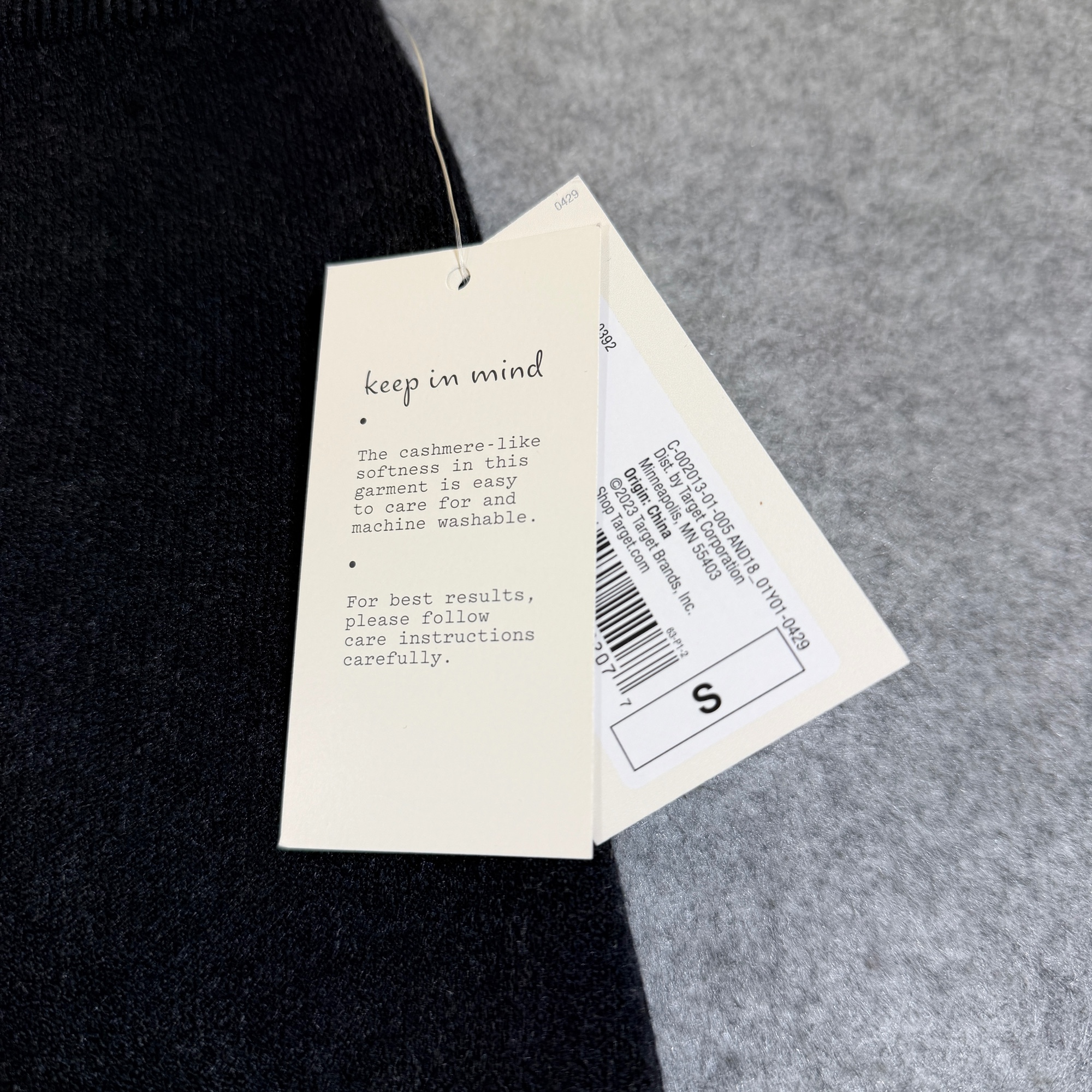 A New Day Skirt Super Soft Womens S Charcoal Midi Front Slit Elastic Waist NWT thumbnail 6