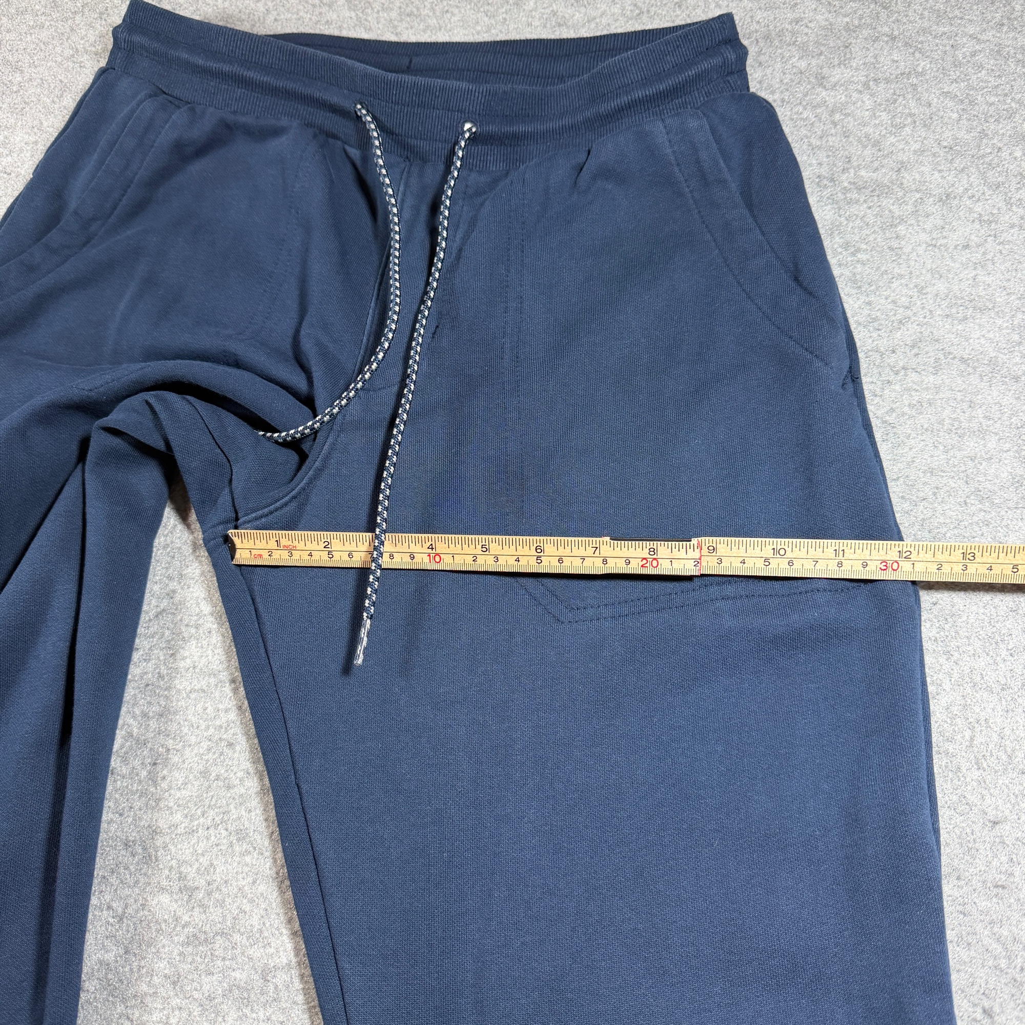 Columbia Joggers Mens M Navy Blue Drawstring Elastic Waist Cotton Sweatpants thumbnail 9