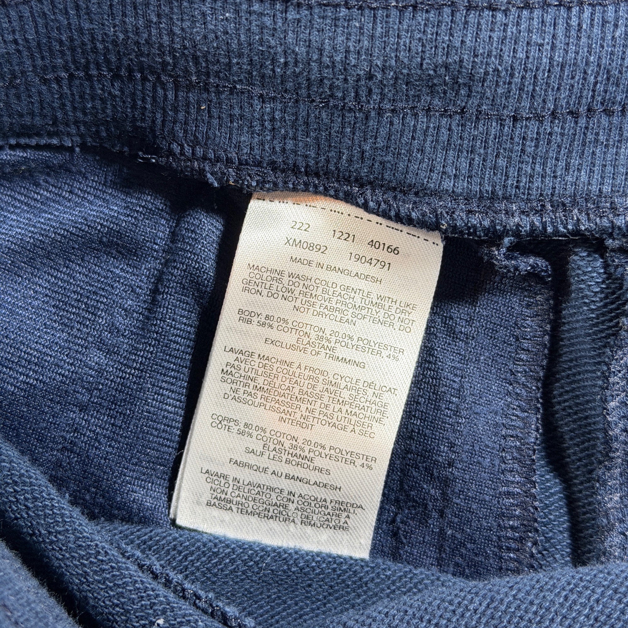 Columbia Joggers Mens M Navy Blue Drawstring Elastic Waist Cotton Sweatpants thumbnail 11