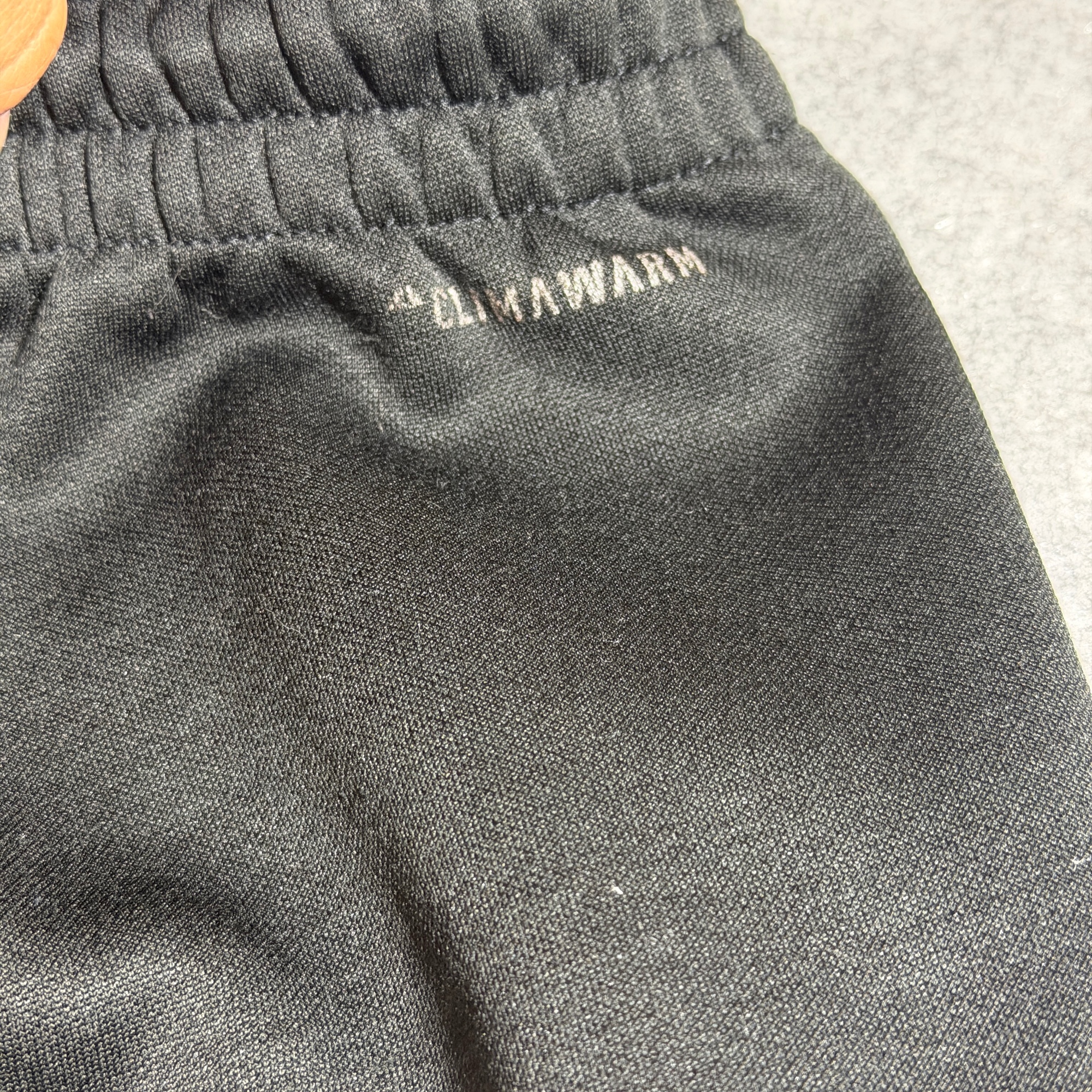Adidas Fleece ClimaWarm Sweatpants Mens M Gray Jogger Tapered Cuffed Drawstring thumbnail 4