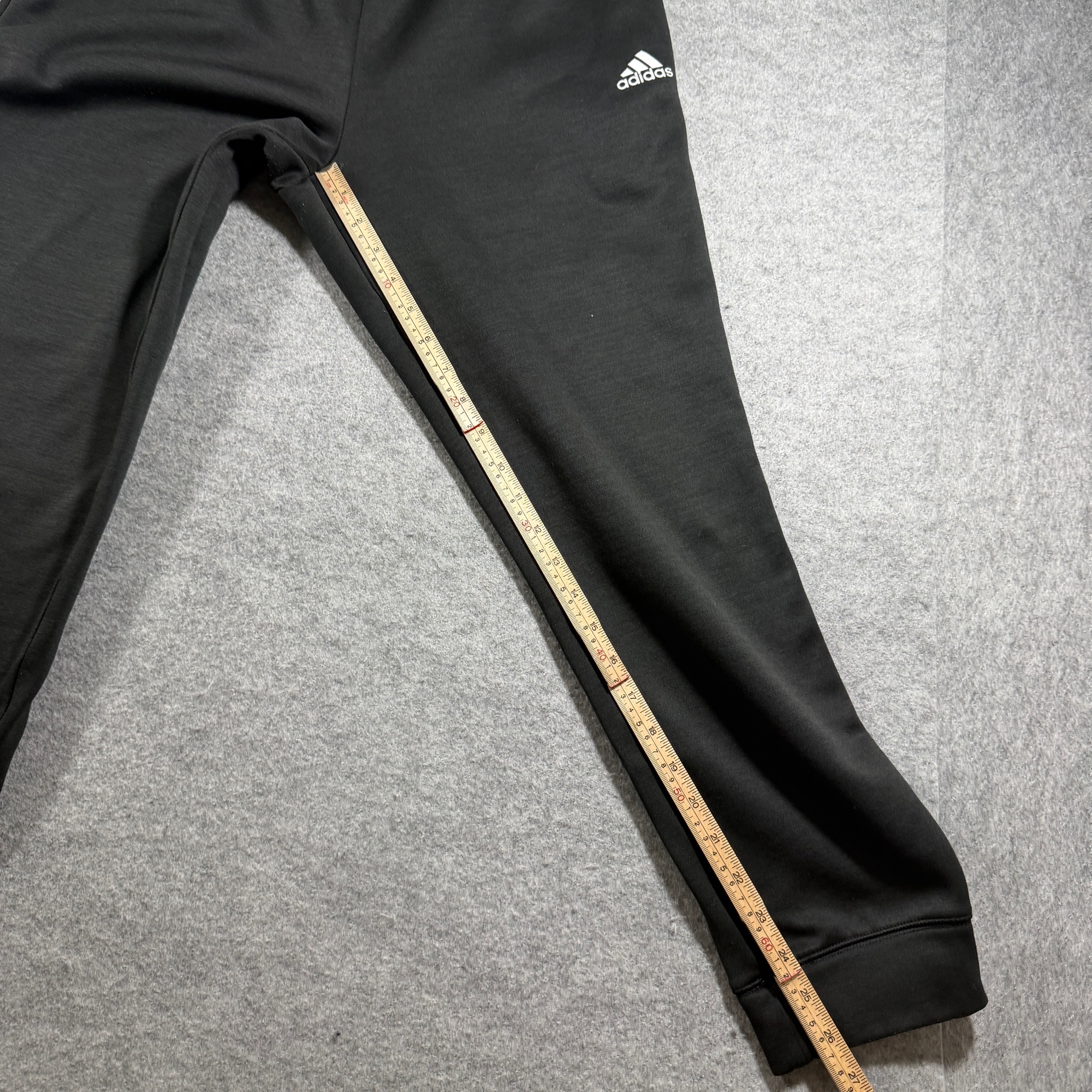 Adidas Fleece ClimaWarm Sweatpants Mens M Gray Jogger Tapered Cuffed Drawstring thumbnail 7