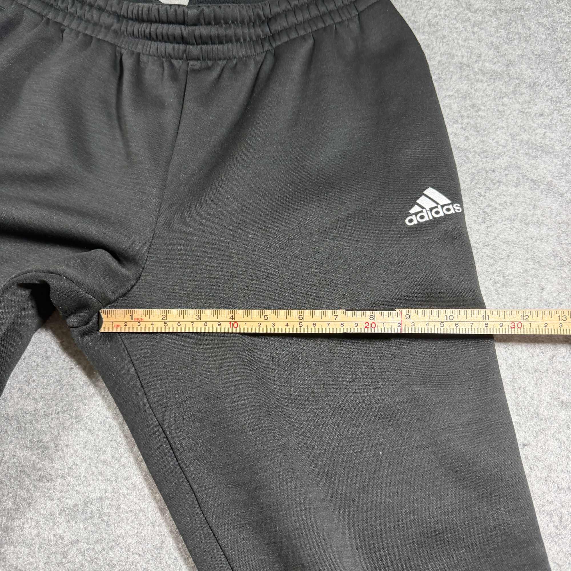 Adidas Fleece ClimaWarm Sweatpants Mens M Gray Jogger Tapered Cuffed Drawstring thumbnail 8